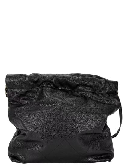 CHANEL - 22 Small Bag Black Caviar Gold Hardware 