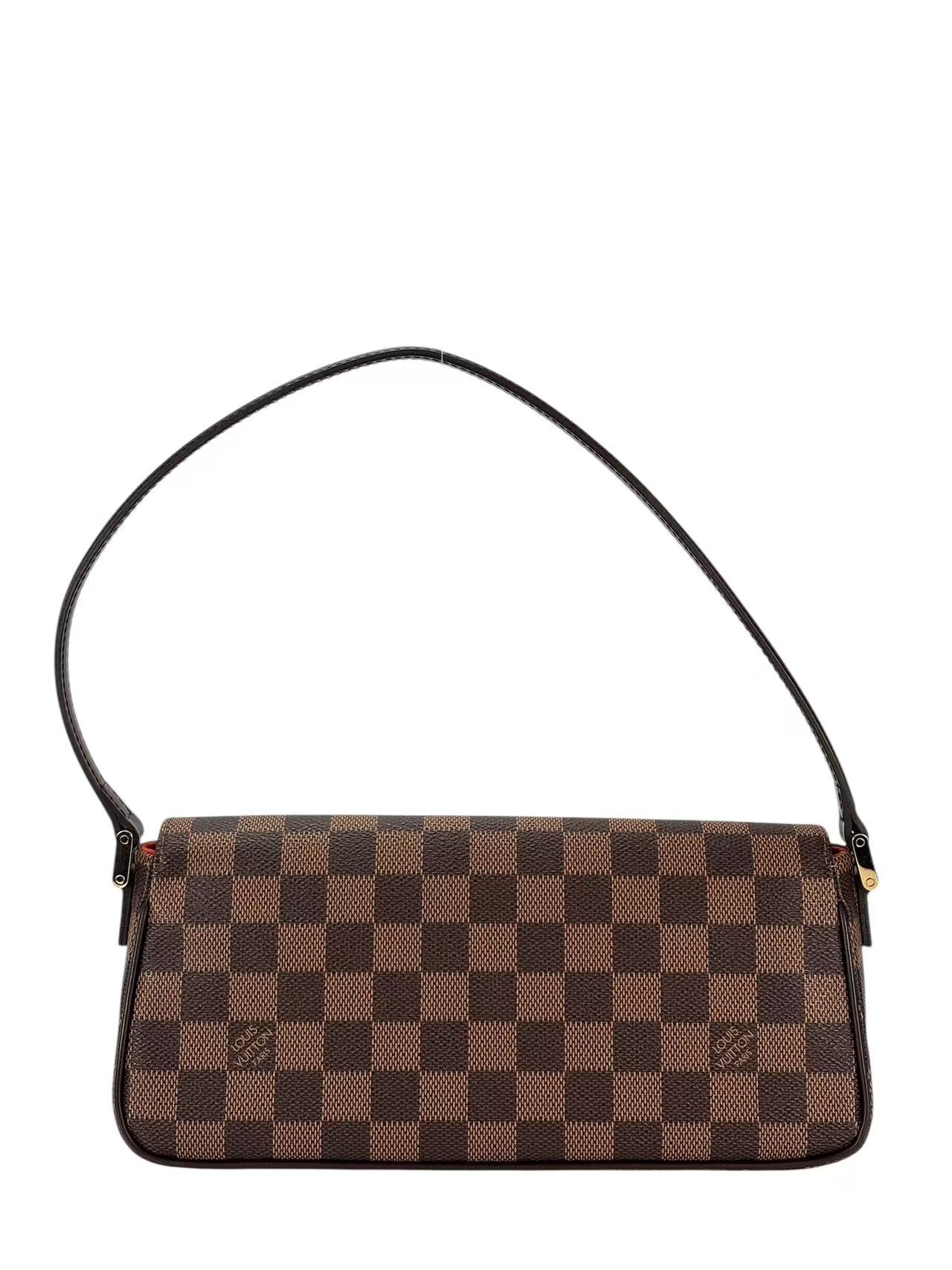 LOUIS VUITTON - Recital Handbag Damier Ebene Canvas