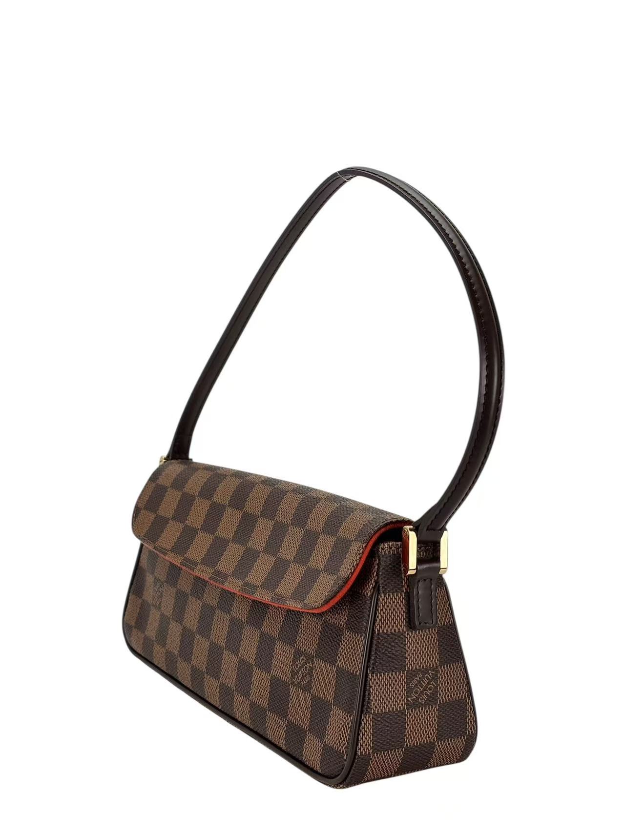 LOUIS VUITTON - Recital Handbag Damier Ebene Canvas