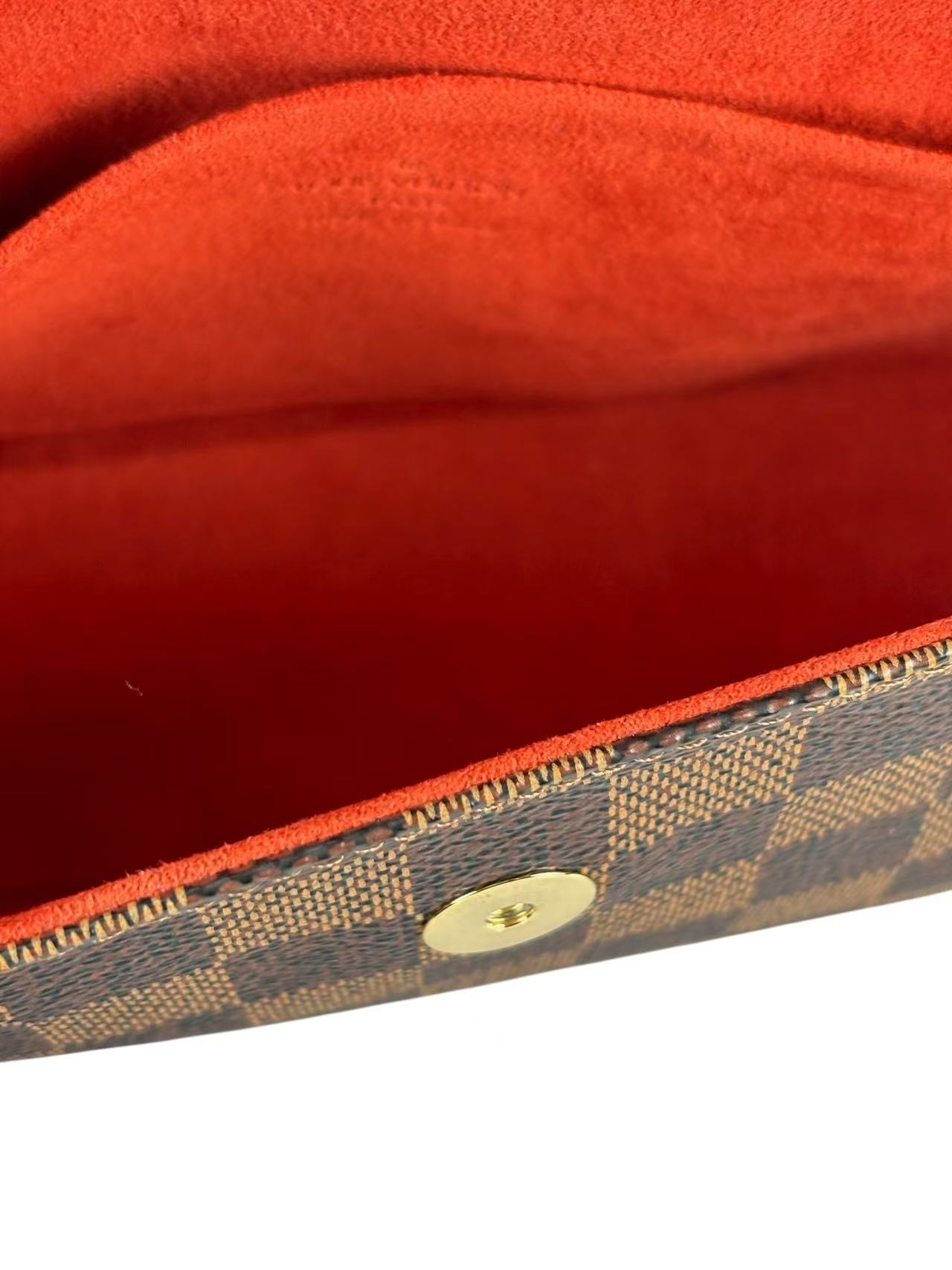 LOUIS VUITTON - Recital Handbag Damier Ebene Canvas