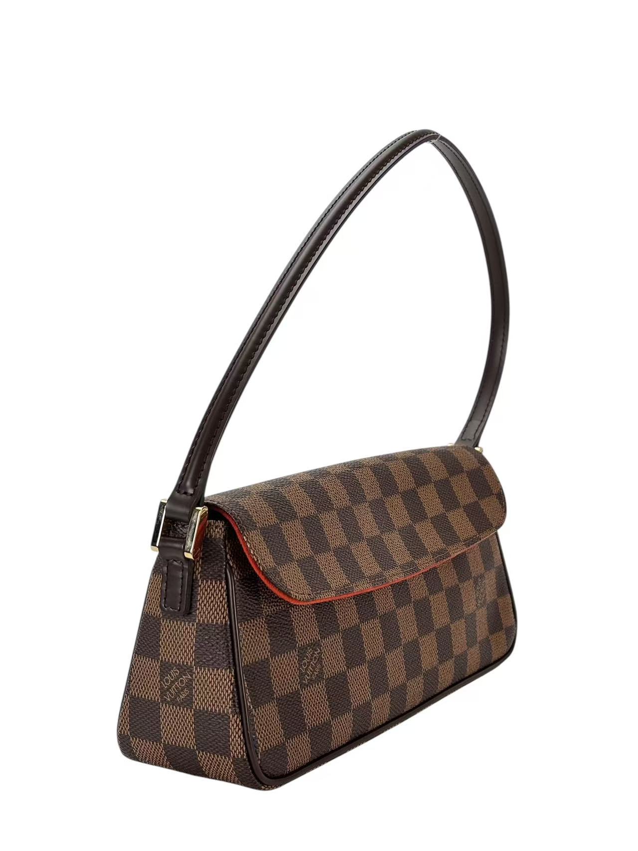 LOUIS VUITTON - Recital Handbag Damier Ebene Canvas