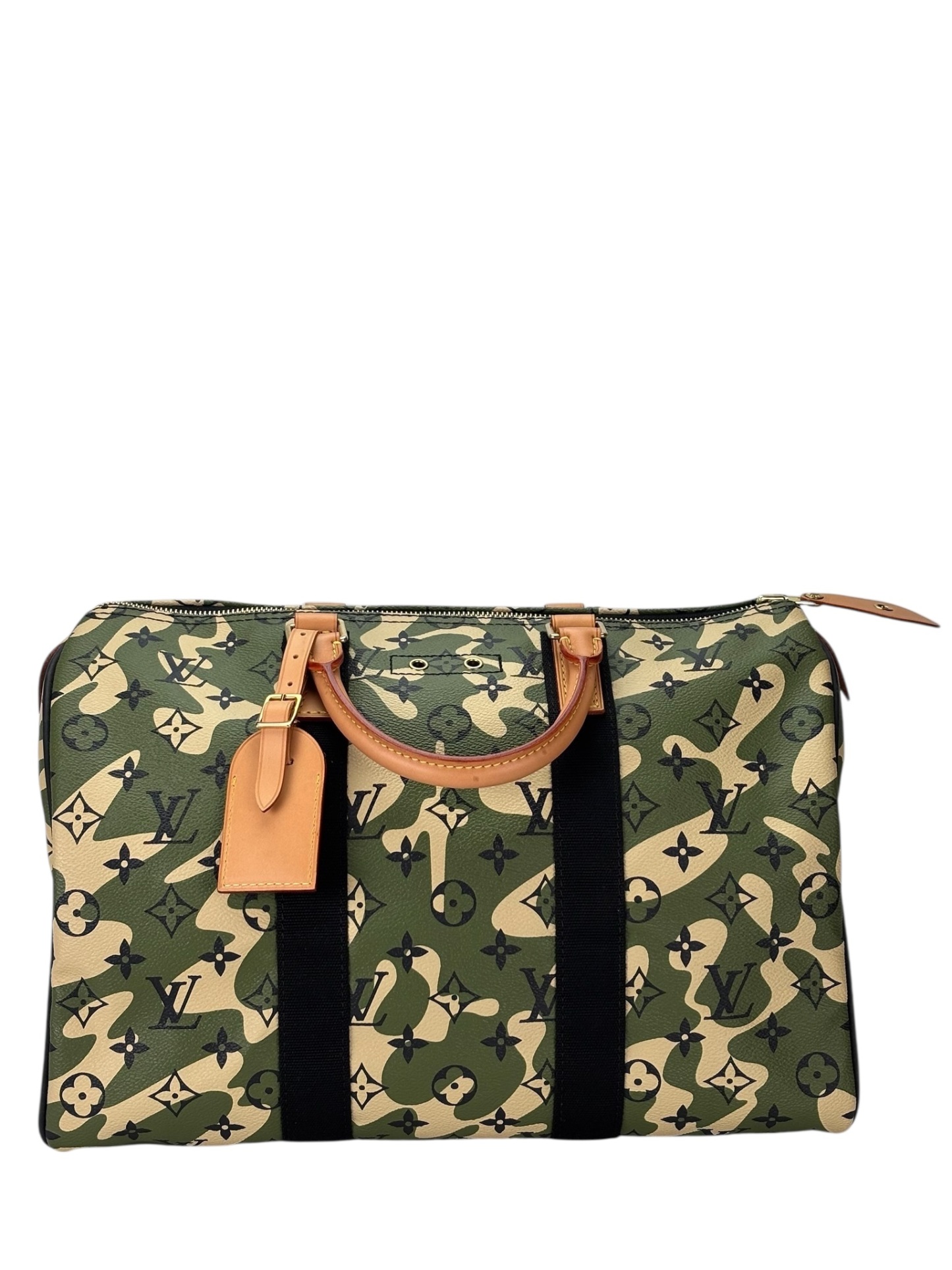 LOUIS VUITTON - LV x TM Monogram Camouflage Speedy 35 Handbag