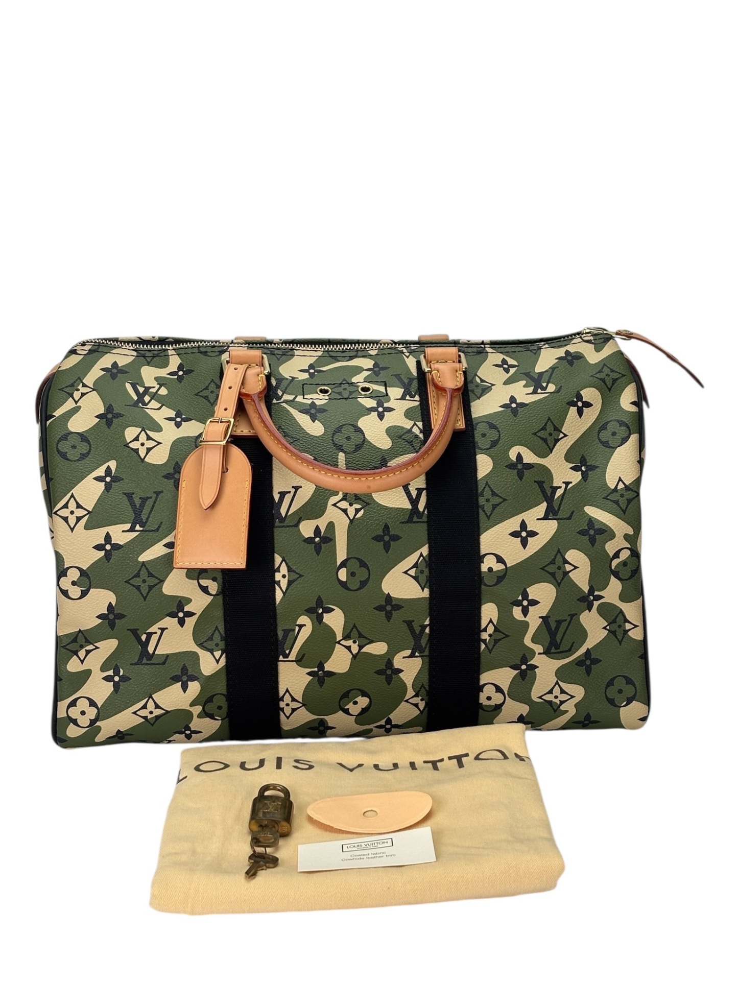LOUIS VUITTON - LV x TM Monogram Camouflage Speedy 35 Handbag