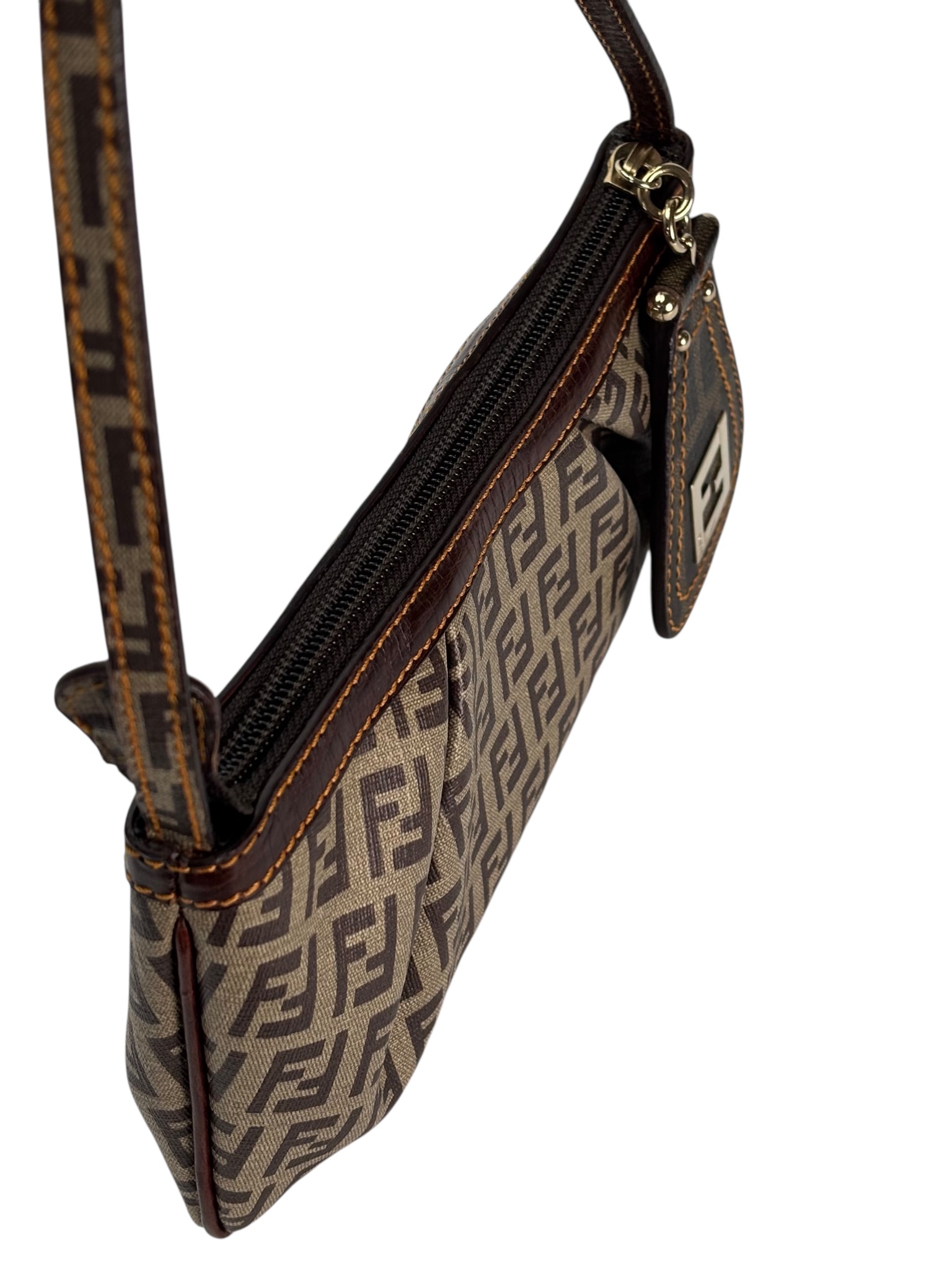 FENDI - Zucchino PVC Bolsa Tiracolo Shoulder Bag  