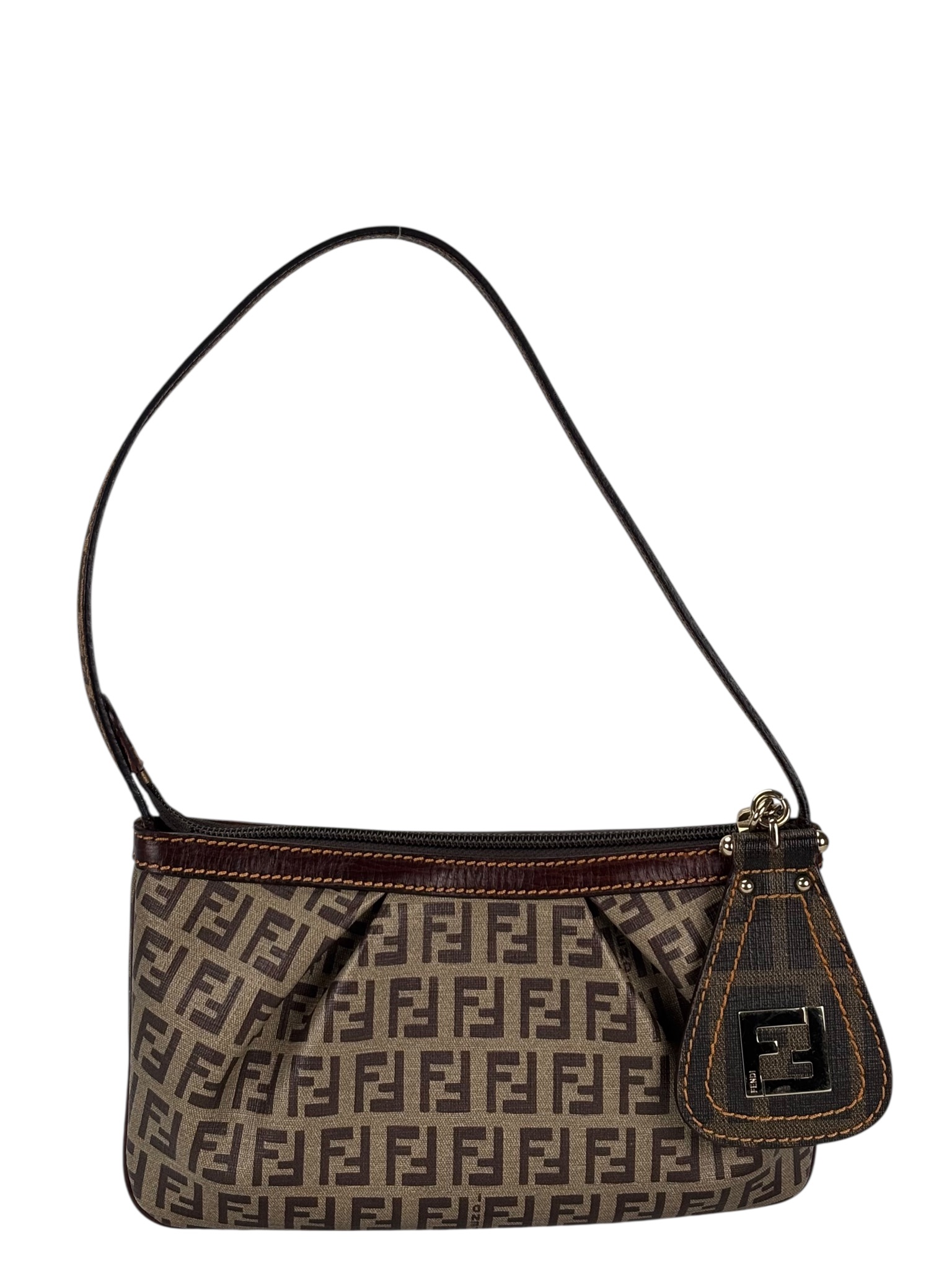 FENDI - Zucchino PVC Bolsa Tiracolo Shoulder Bag  