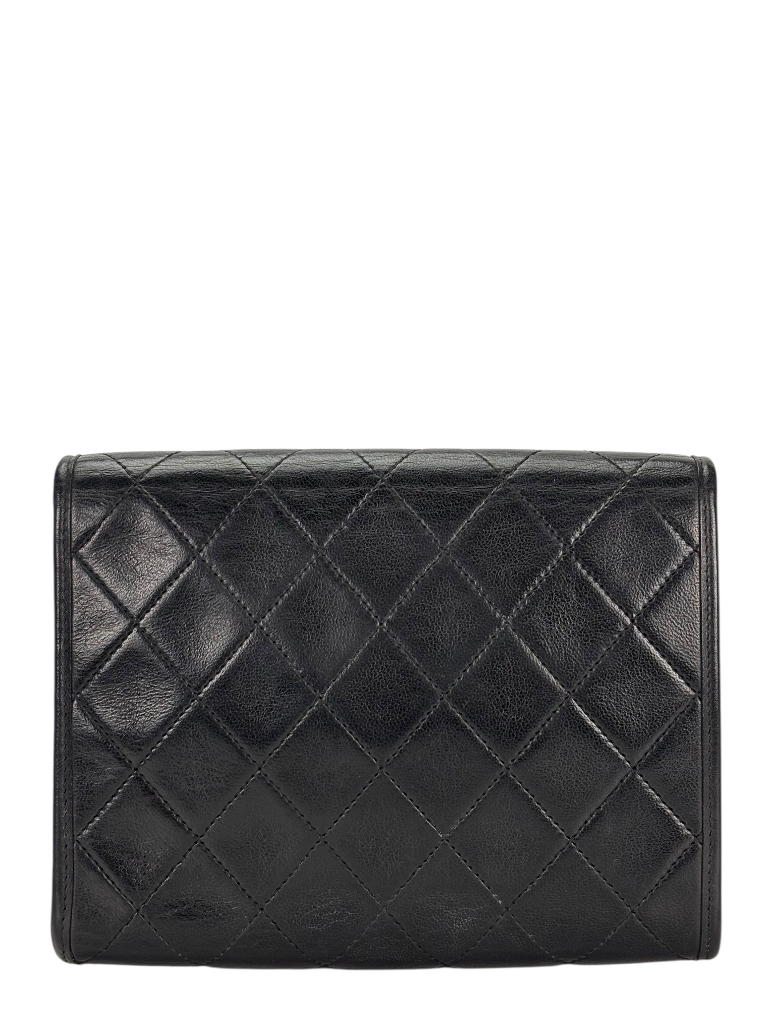 CHANEL - Mini Coco Mark Matelasse Lambskin Chain Shoulder Bag