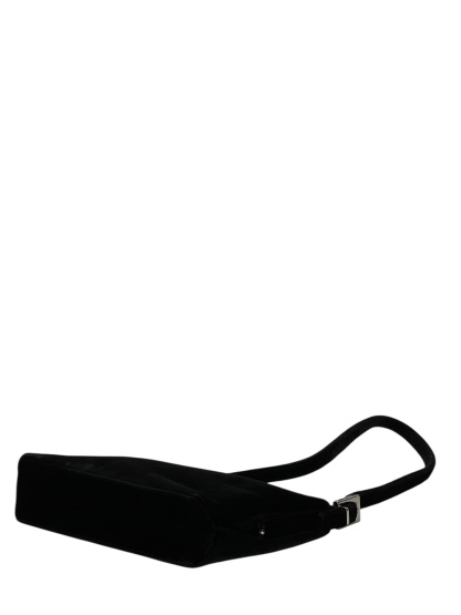 FENDI - Black Velvet Clasp Shoulder Bag