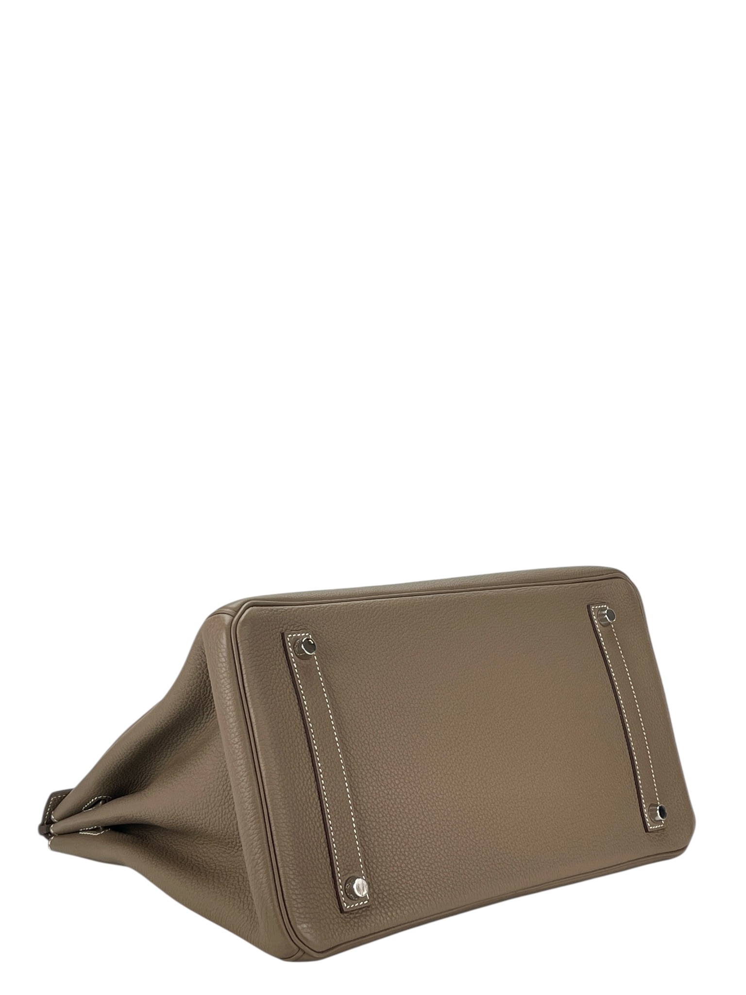 HERMES - Birkin 35 Etoupe Togo Palladium Hardware 