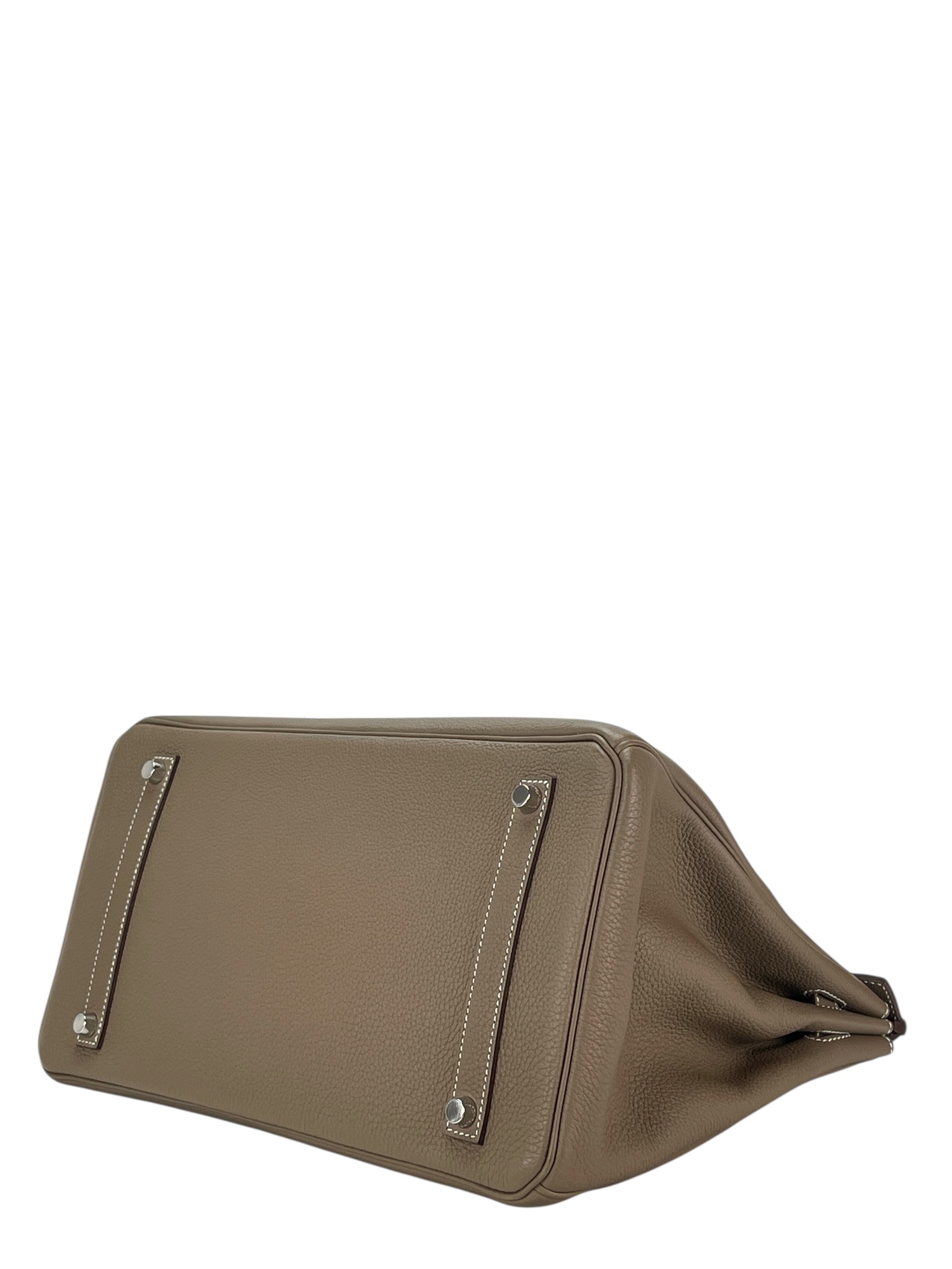 HERMES - Birkin 35 Etoupe Togo Palladium Hardware 