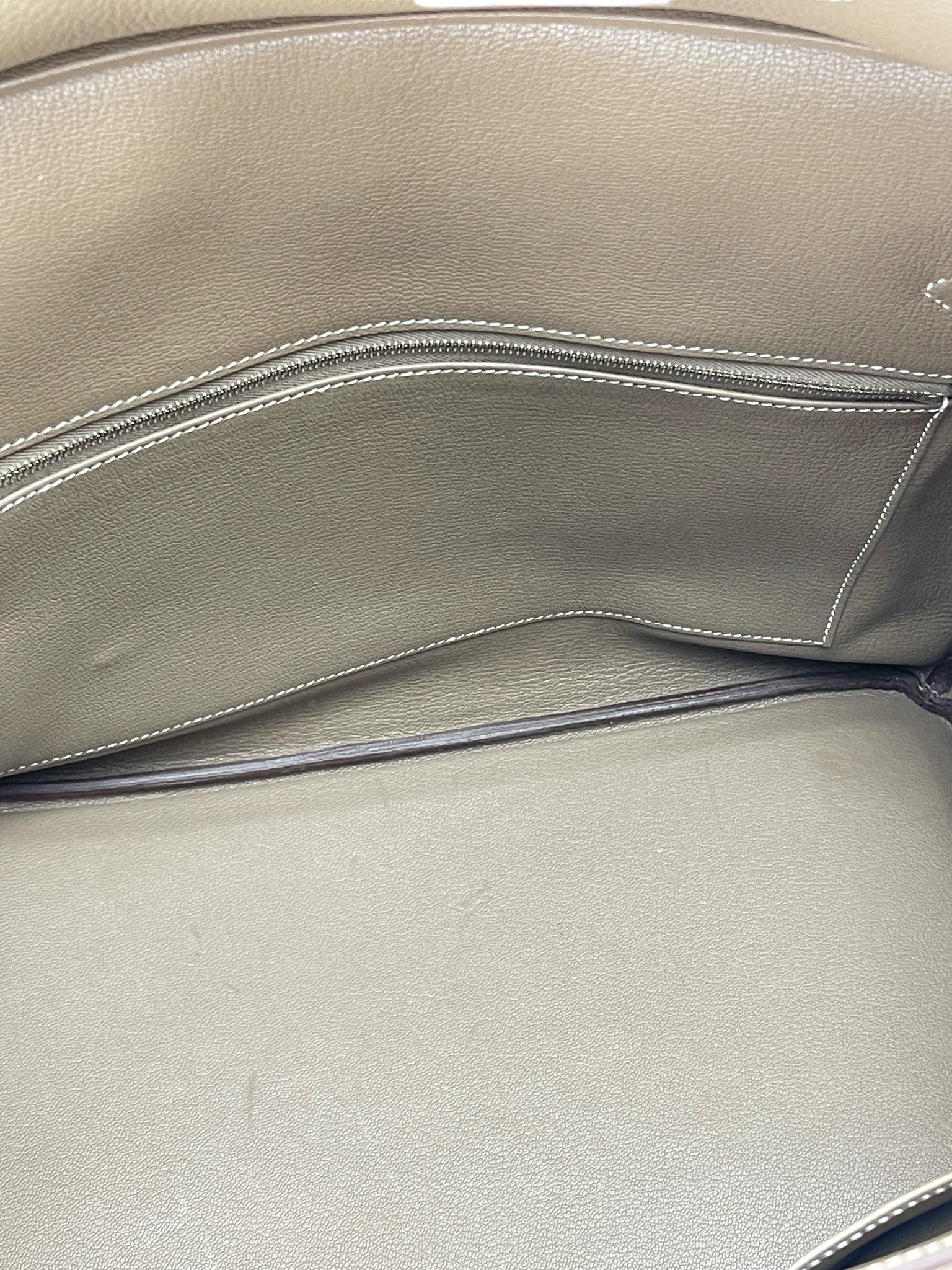 HERMES - Birkin 35 Etoupe Togo Palladium Hardware 