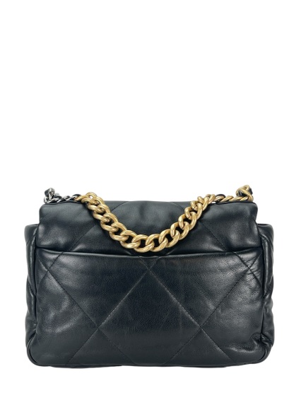 CHANEL - Medium 19 Bag Black Lambskin Handbag