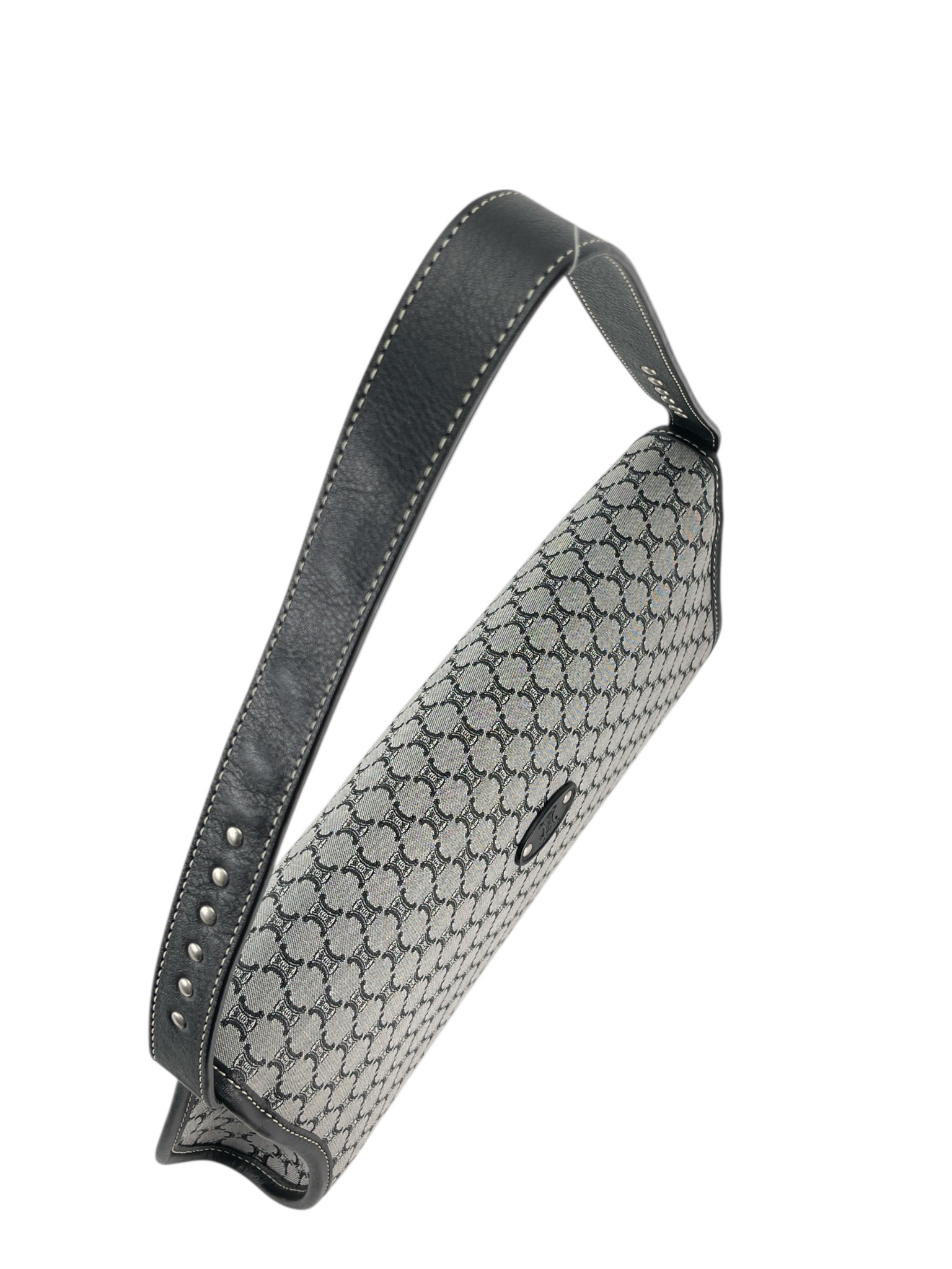 CELINE -  Macadam Canvas Shoulder Bag