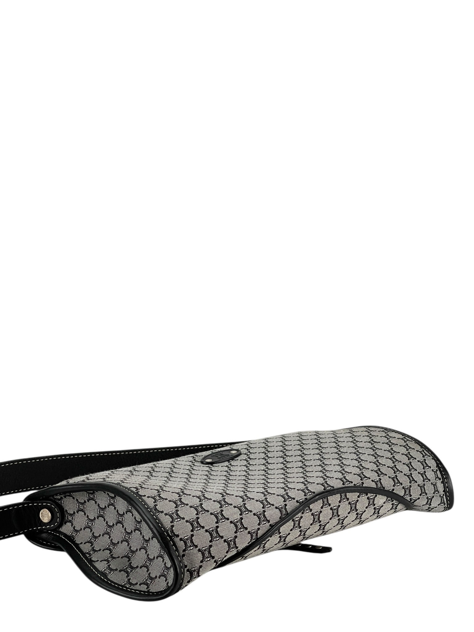 CELINE -  Macadam Canvas Shoulder Bag