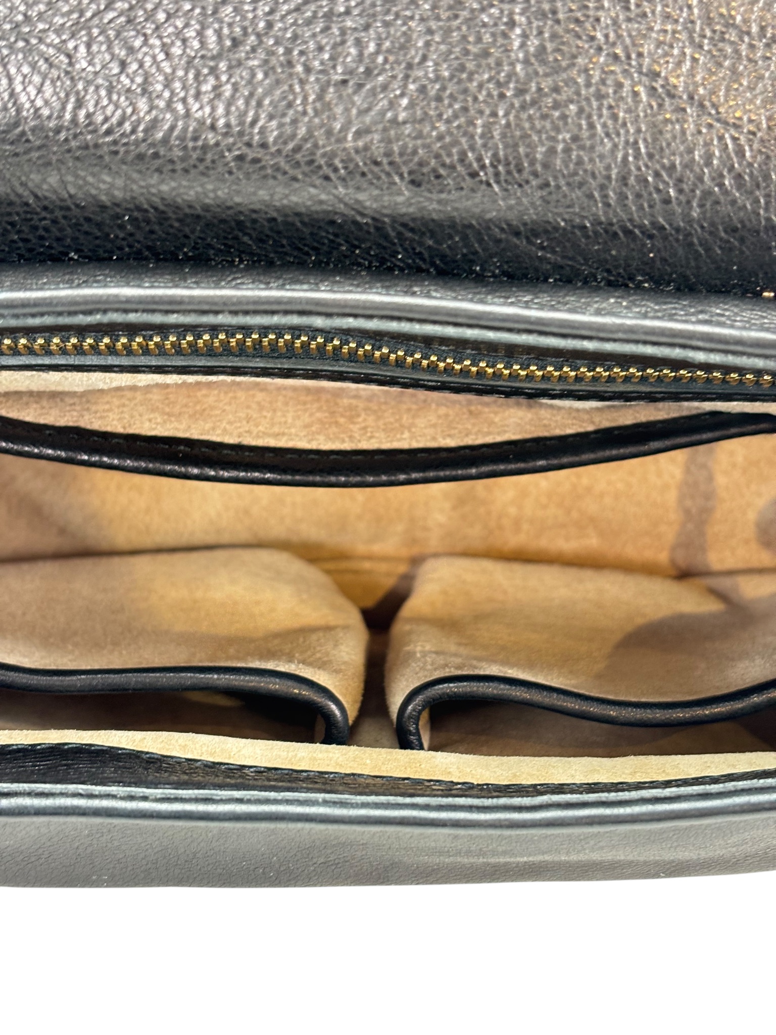 PRADA - Black Calfskin Sound Lock Crossbody bag