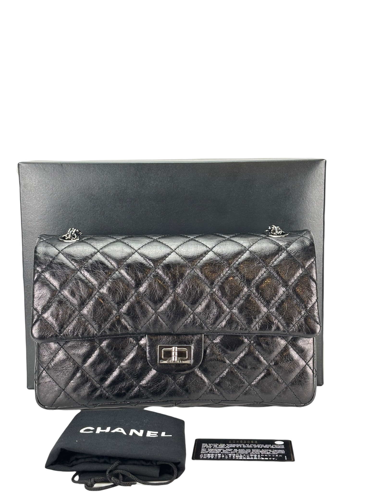 CHANEL - 2.55 Reissue Quilted Calfskin Leather Flap Bag 