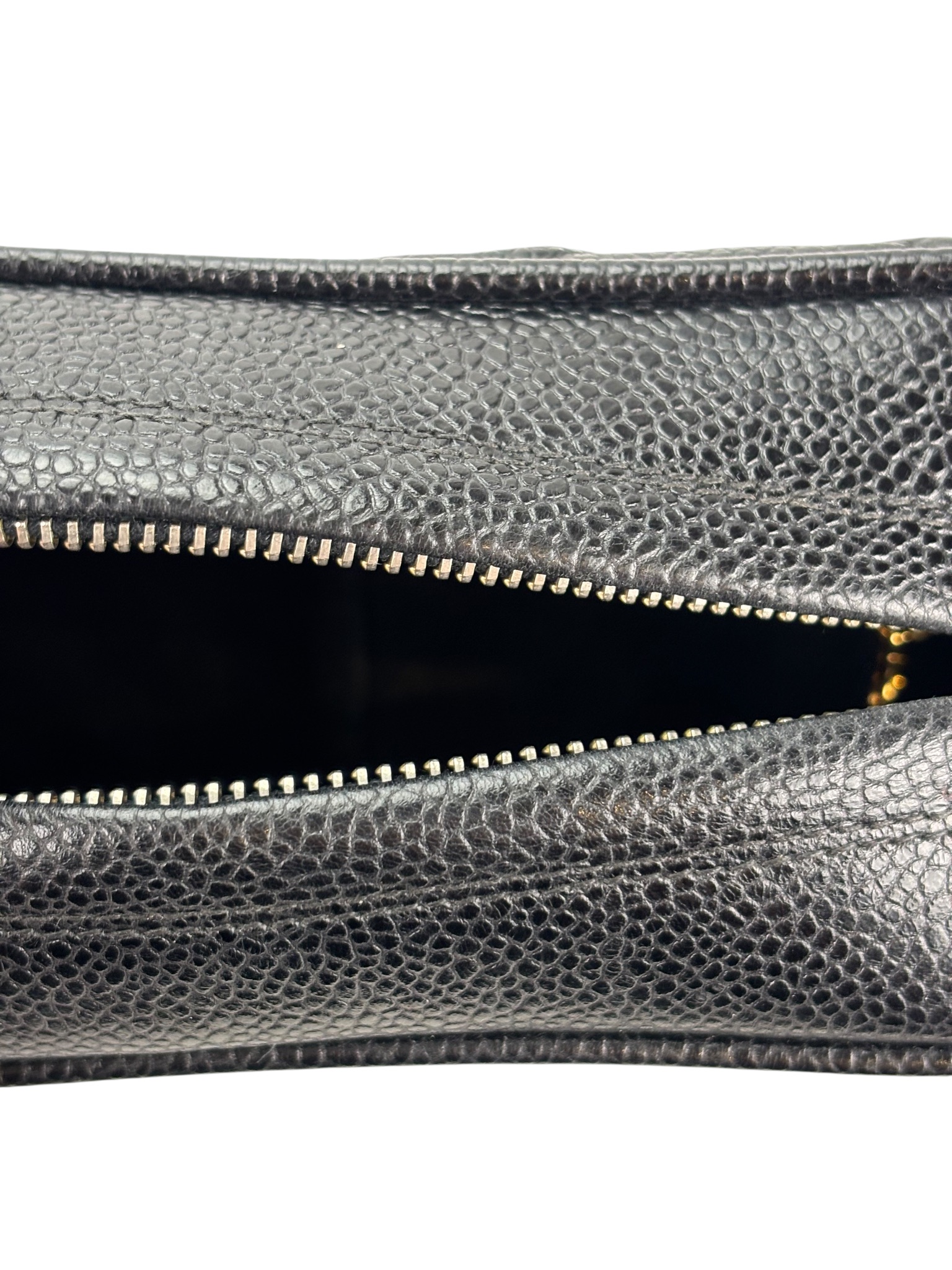 CHANEL - Black Caviar Coco Mark Camera Chain Shoulder Bag