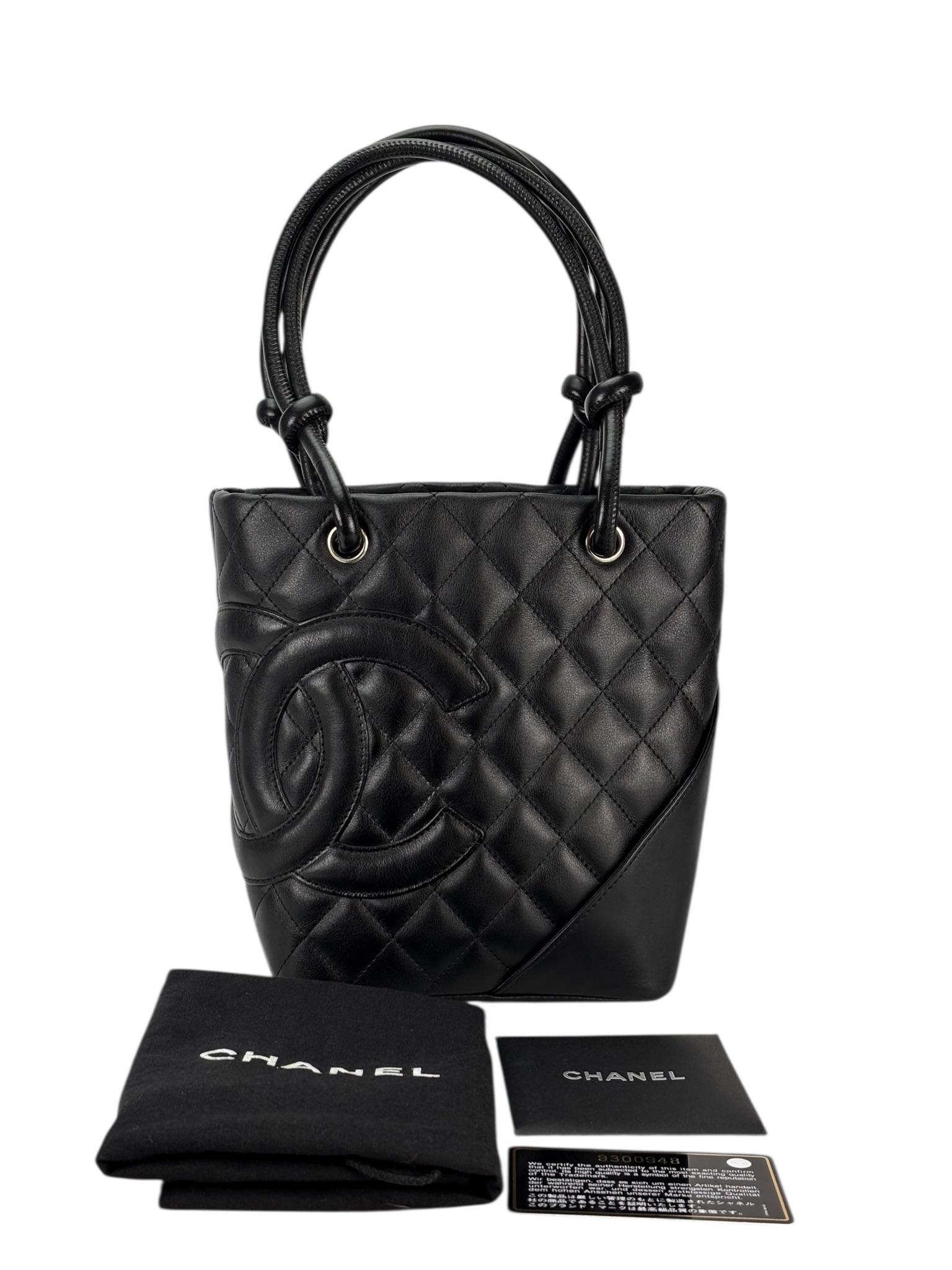 CHANEL - All Black Cambon Tote Bag