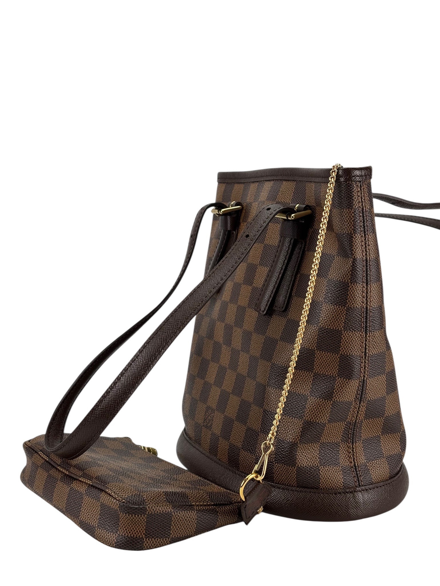 LOUIS VUITTON - Bucket PM Damier Ebene Canvas