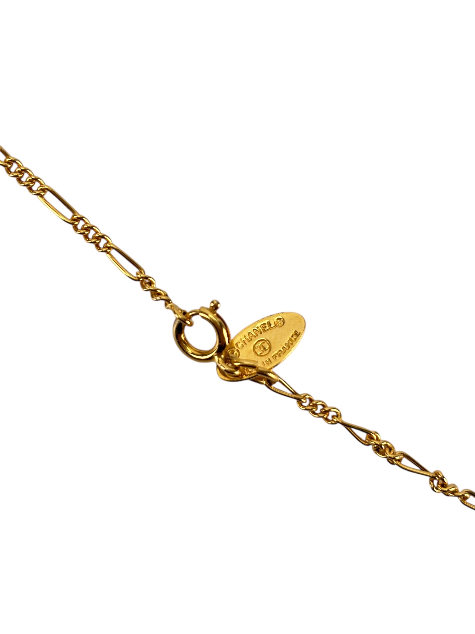 CHANEL - Gold-tone CC Logo Necklace 