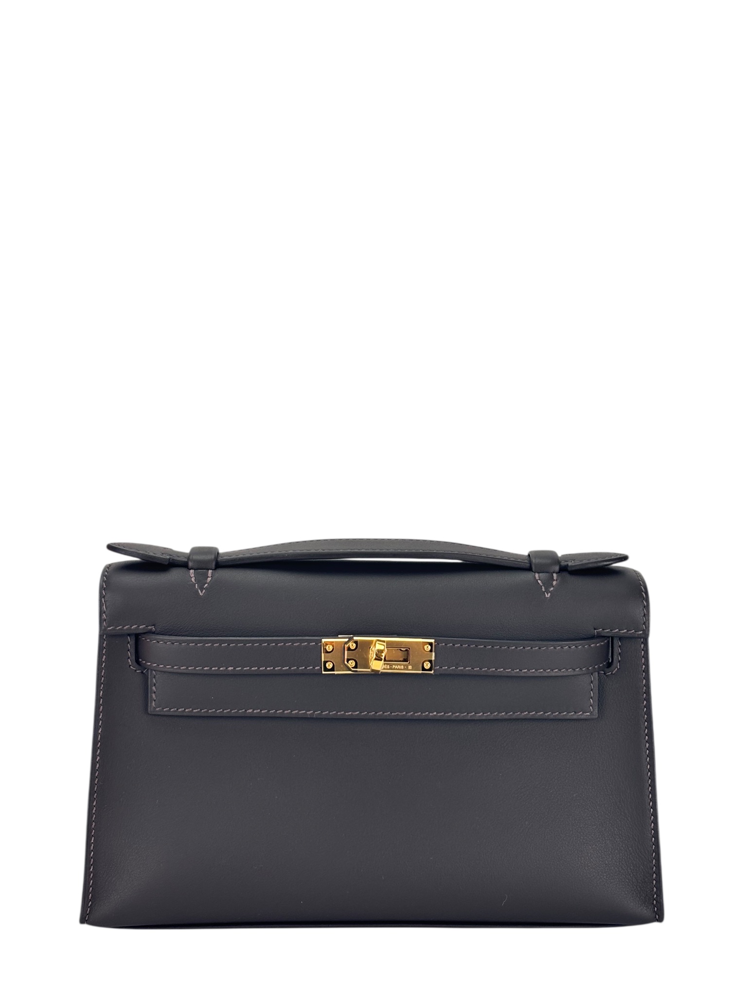 HERMES -  Kelly Pochette T3 Swift Gold Hardware