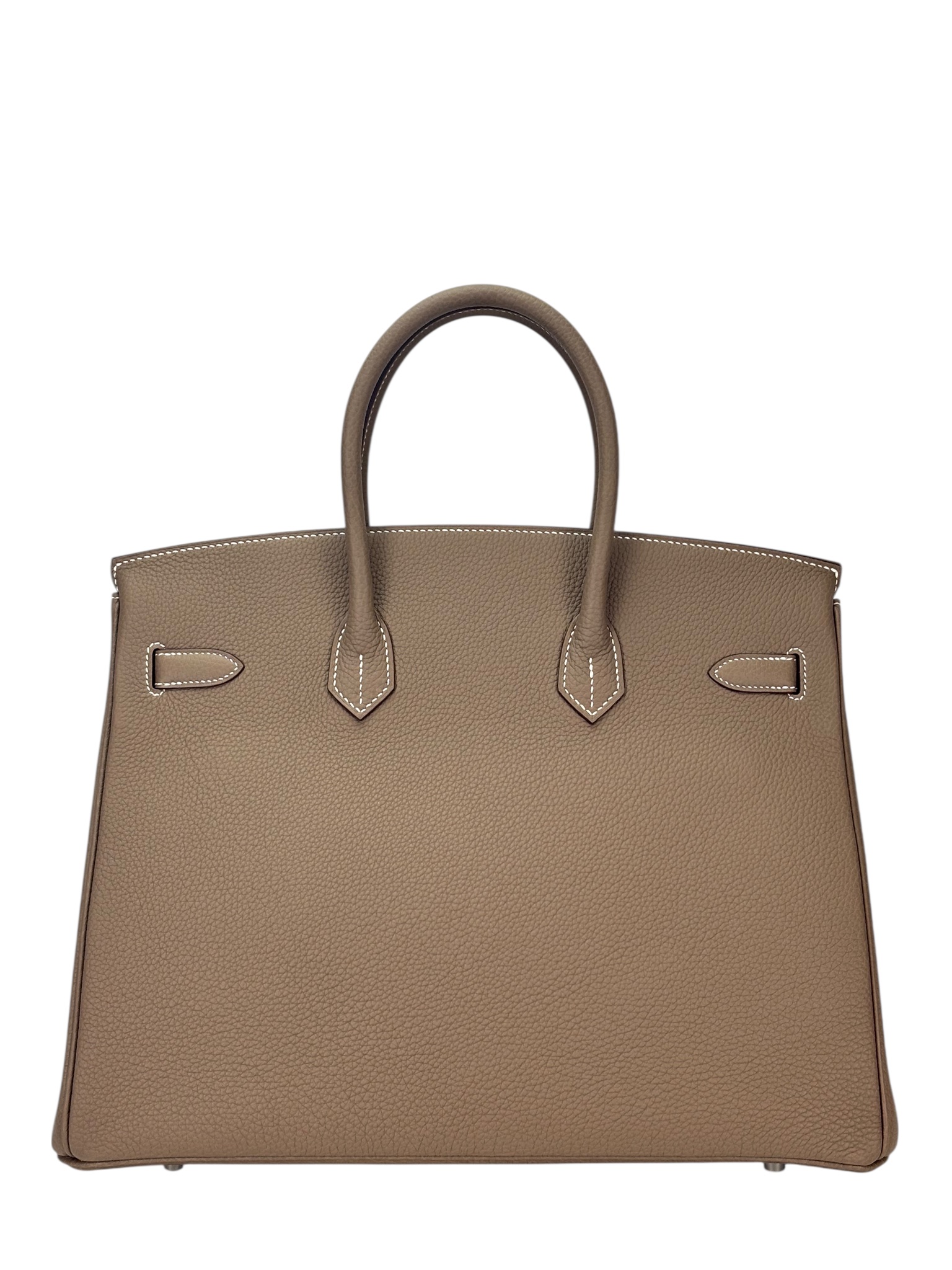HERMES - Birkin 35 Etoupe Togo Palladium Hardware 