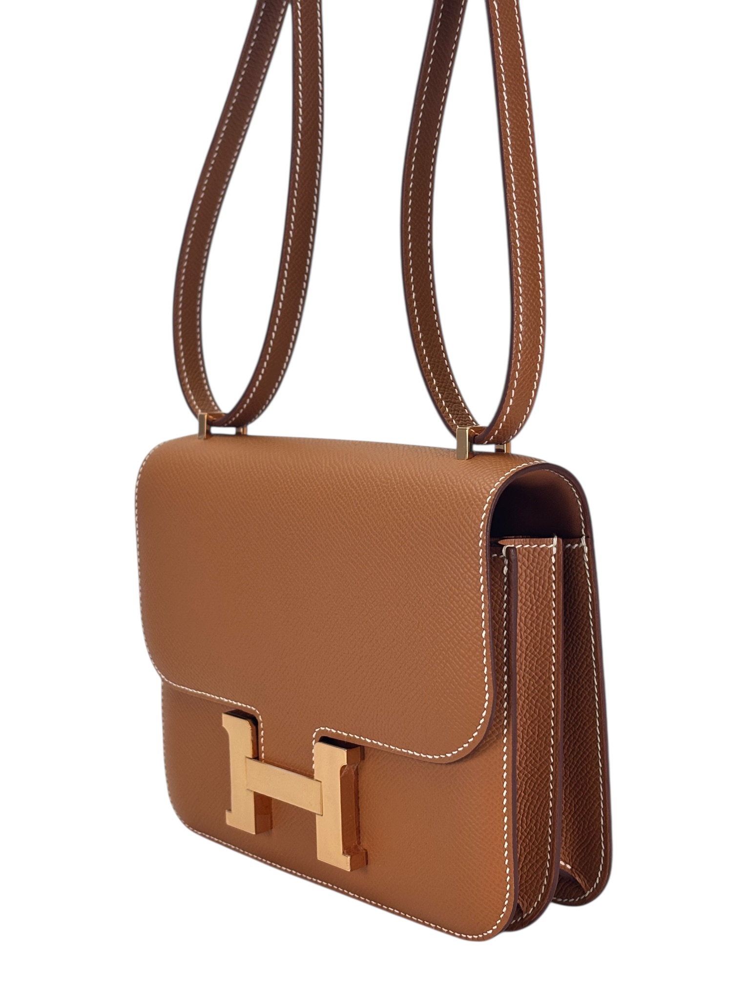 HERMES -  Constance 19 Gold Epsom Palladium Hardware