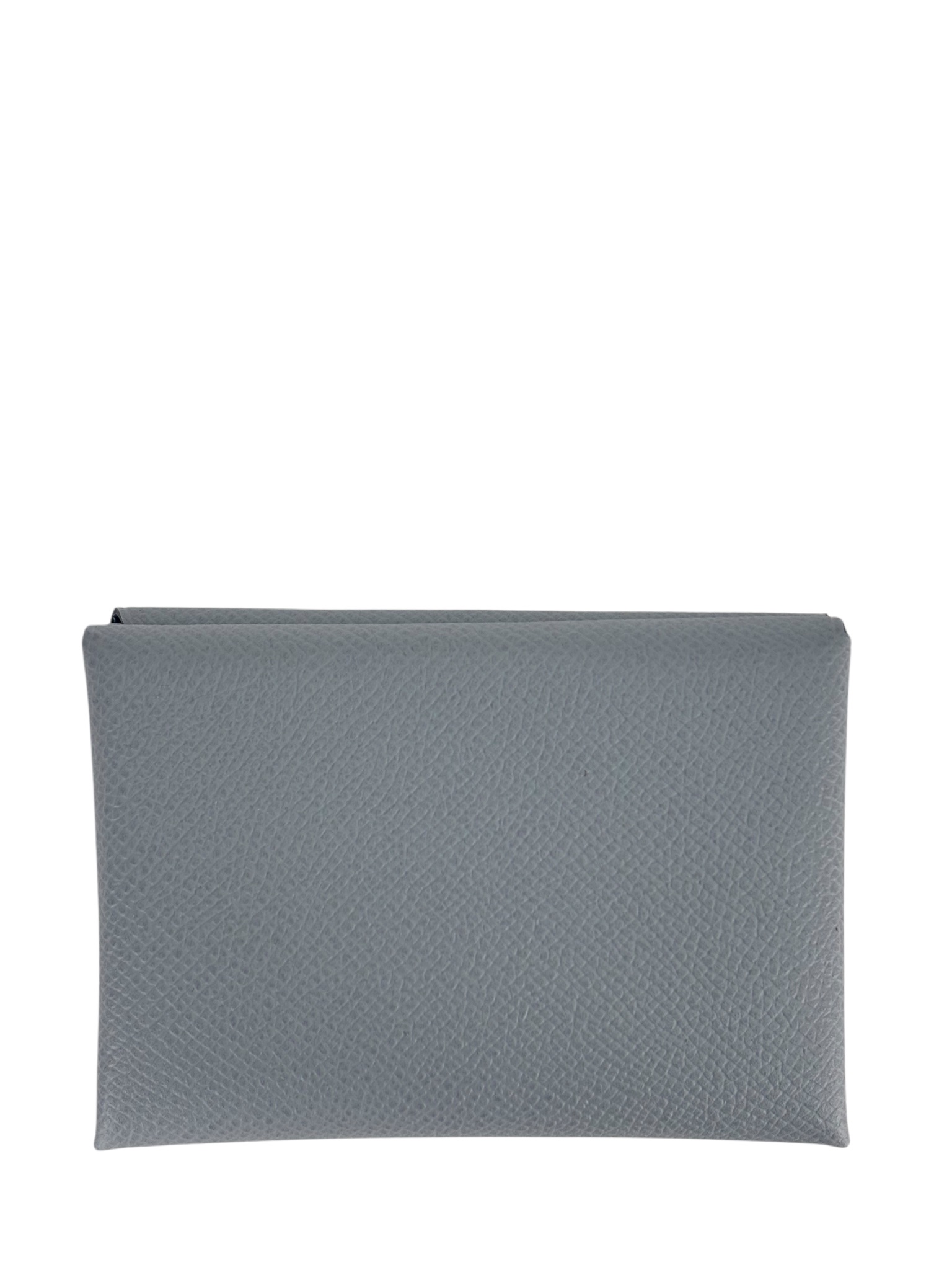 HERMES - Epsom N4 Gris Platine Calvi Coin Case Wallet
