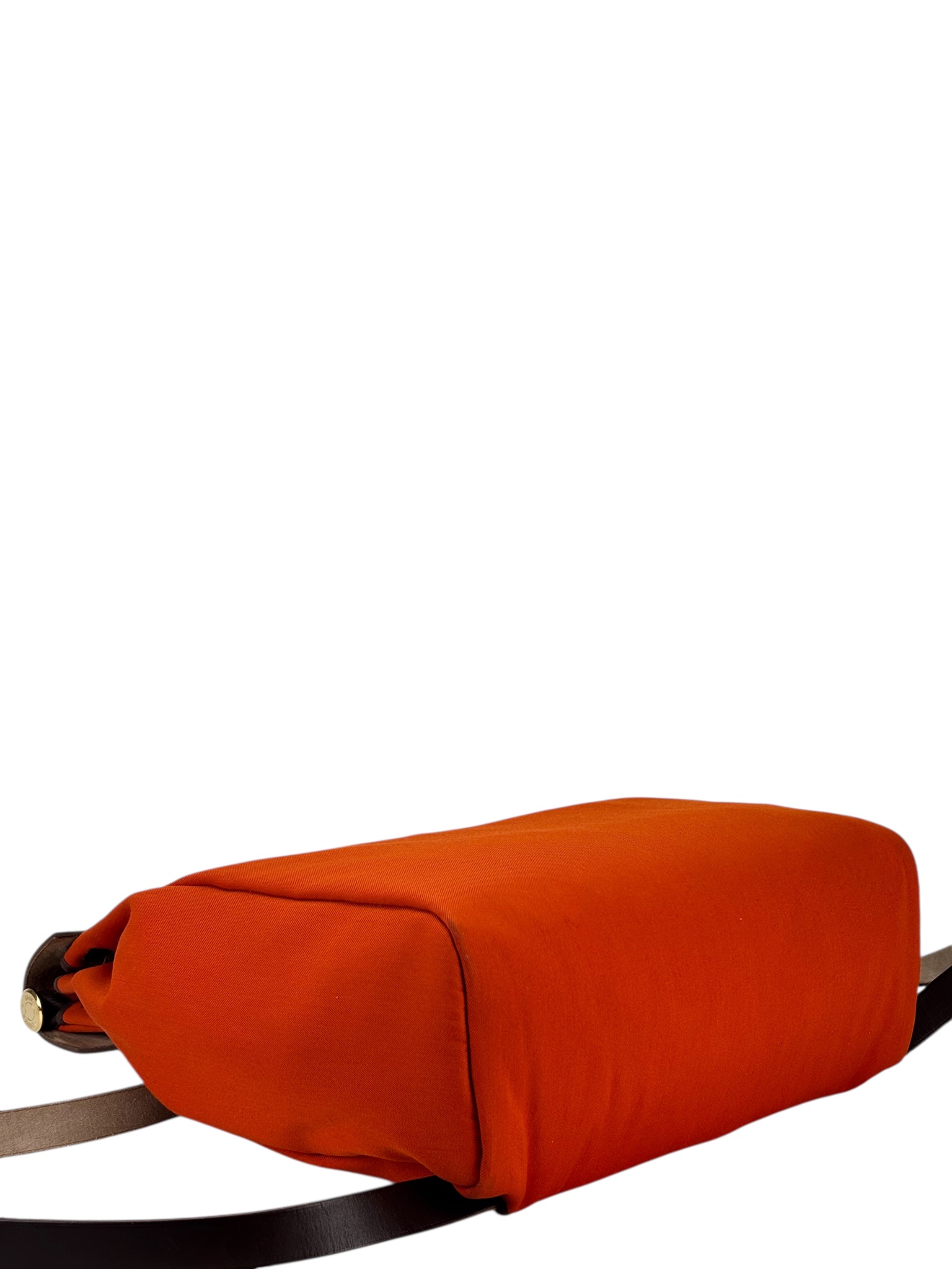 HERMES - Herbag Zip 31 (PM) Orange Red Airbag Addo Backpack Gold Hardware