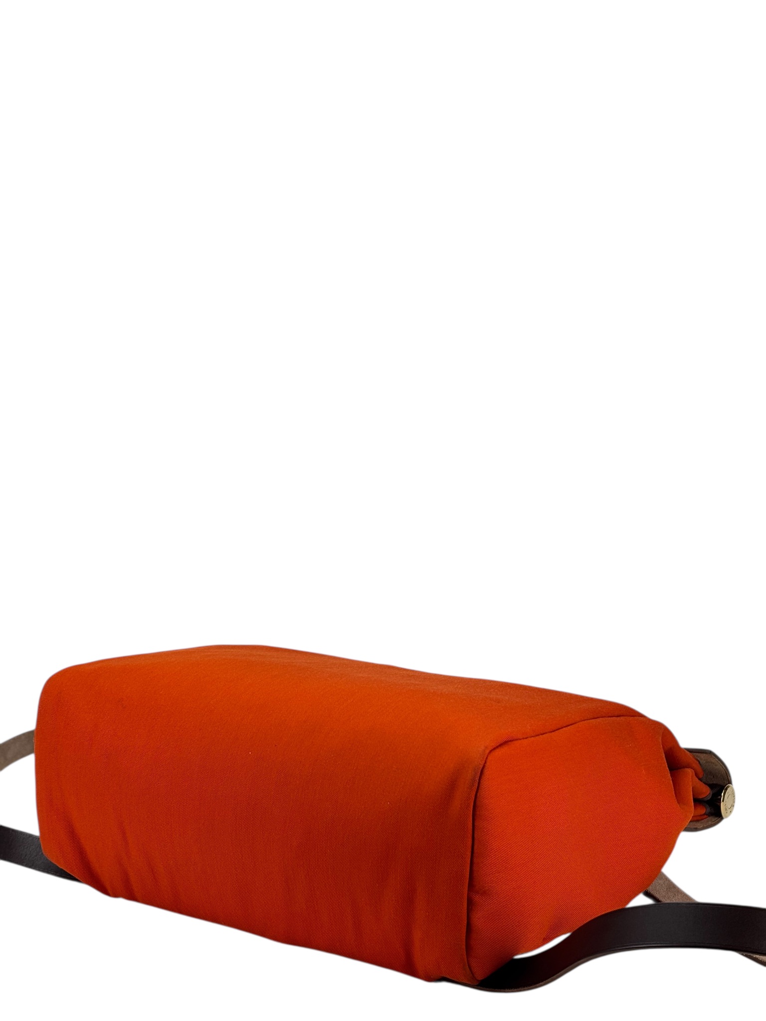 HERMES - Herbag Zip 31 (PM) Orange Red Airbag Addo Backpack Gold Hardware