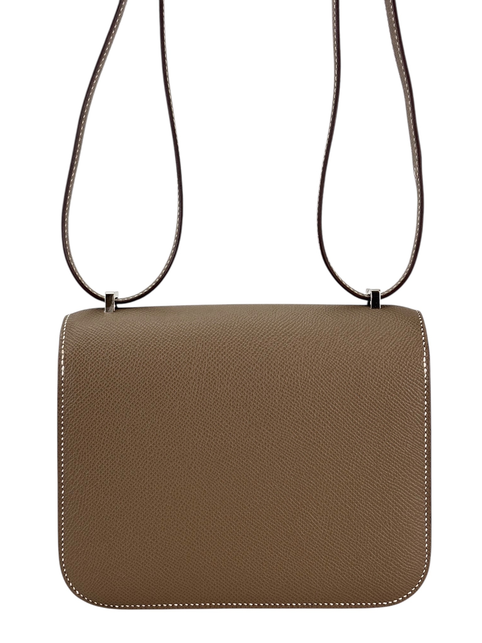 HERMES - Constance 19 Etoupe Epsom Permabrass Gold Hardware