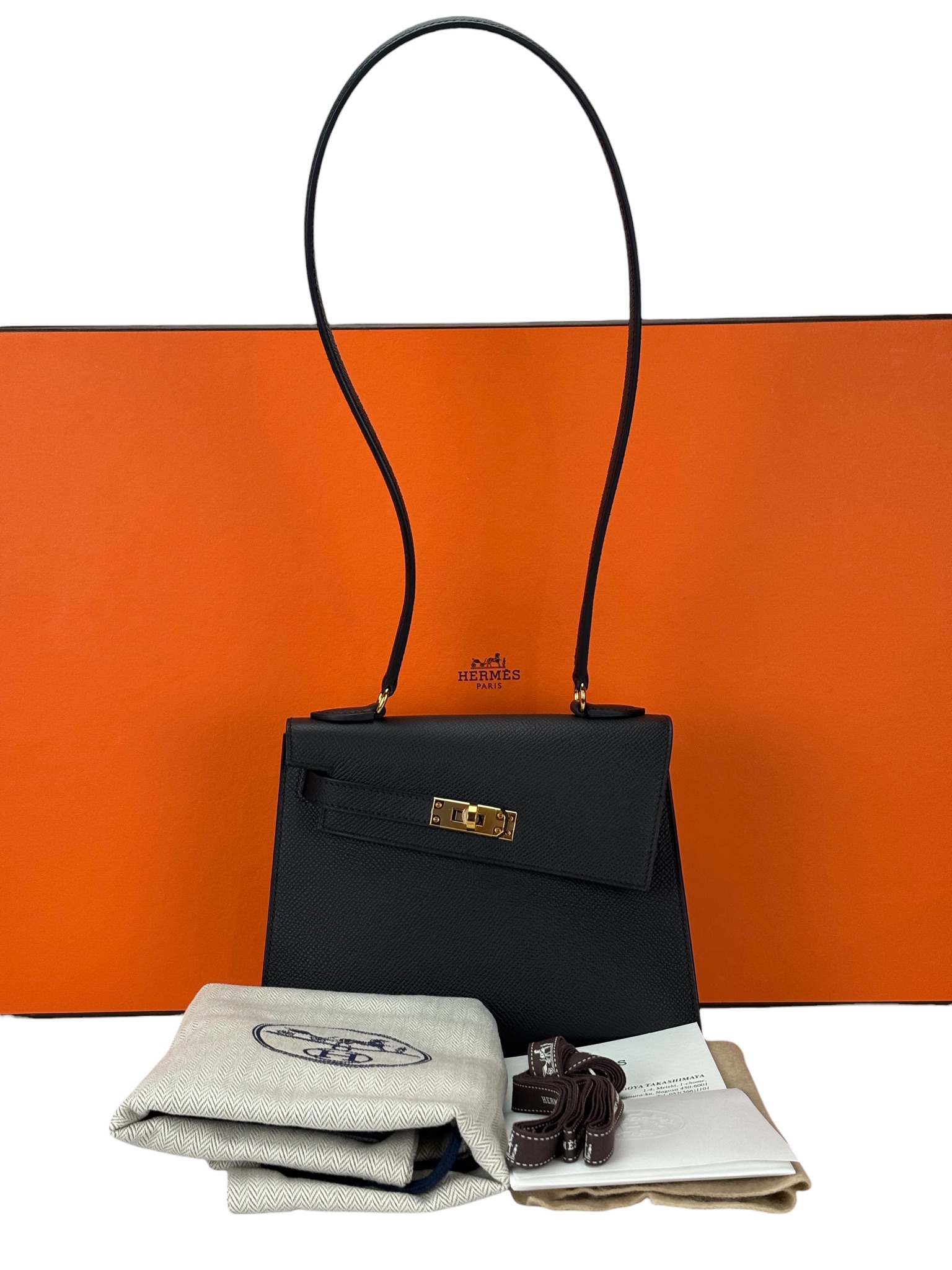 HERMES - Kelly 20 Desordre 85 Epsom Gold Hardware K（2023）