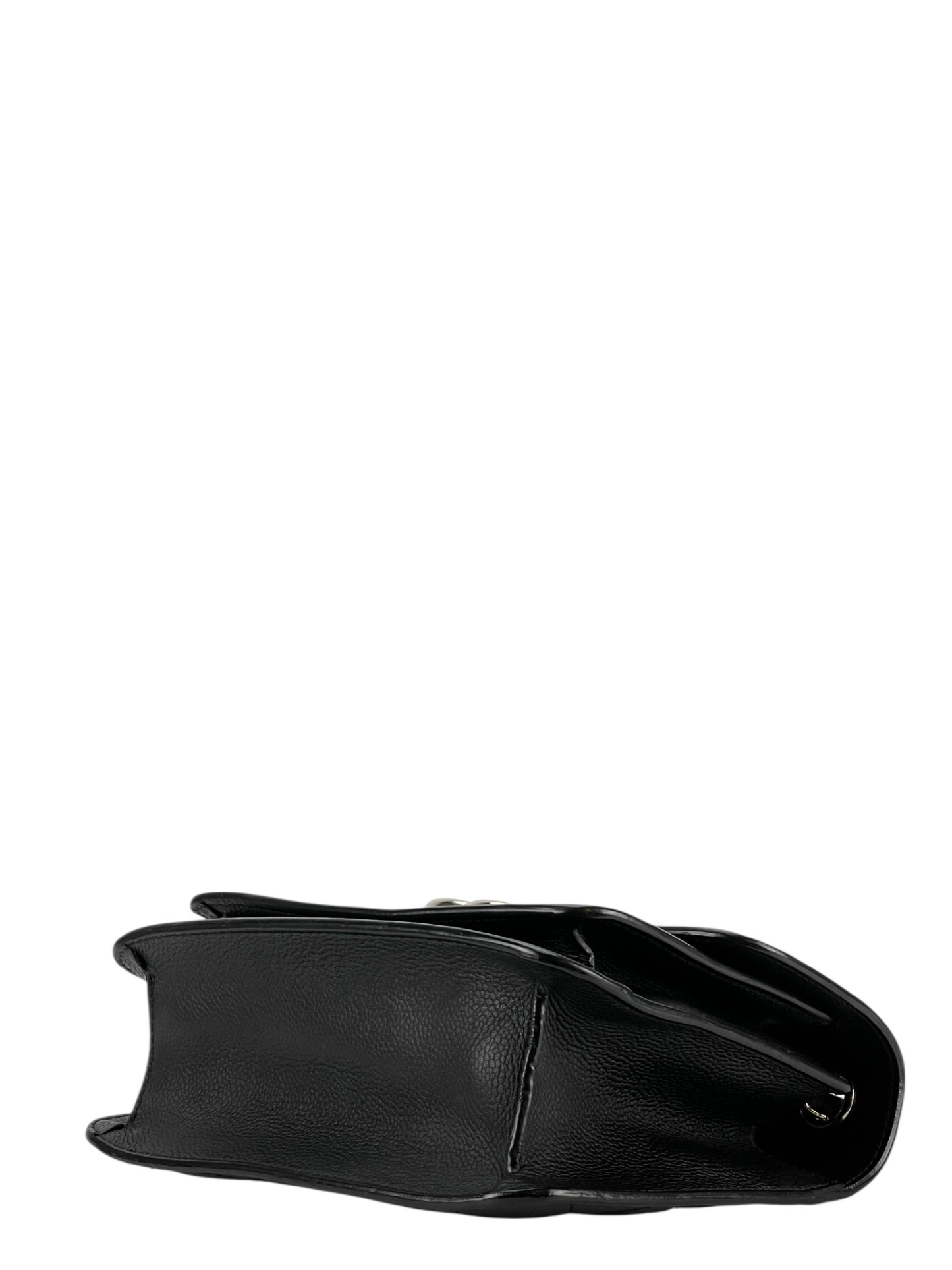 CHANEL - Black Sliver Caviar Quilted CC Box Flap Bag