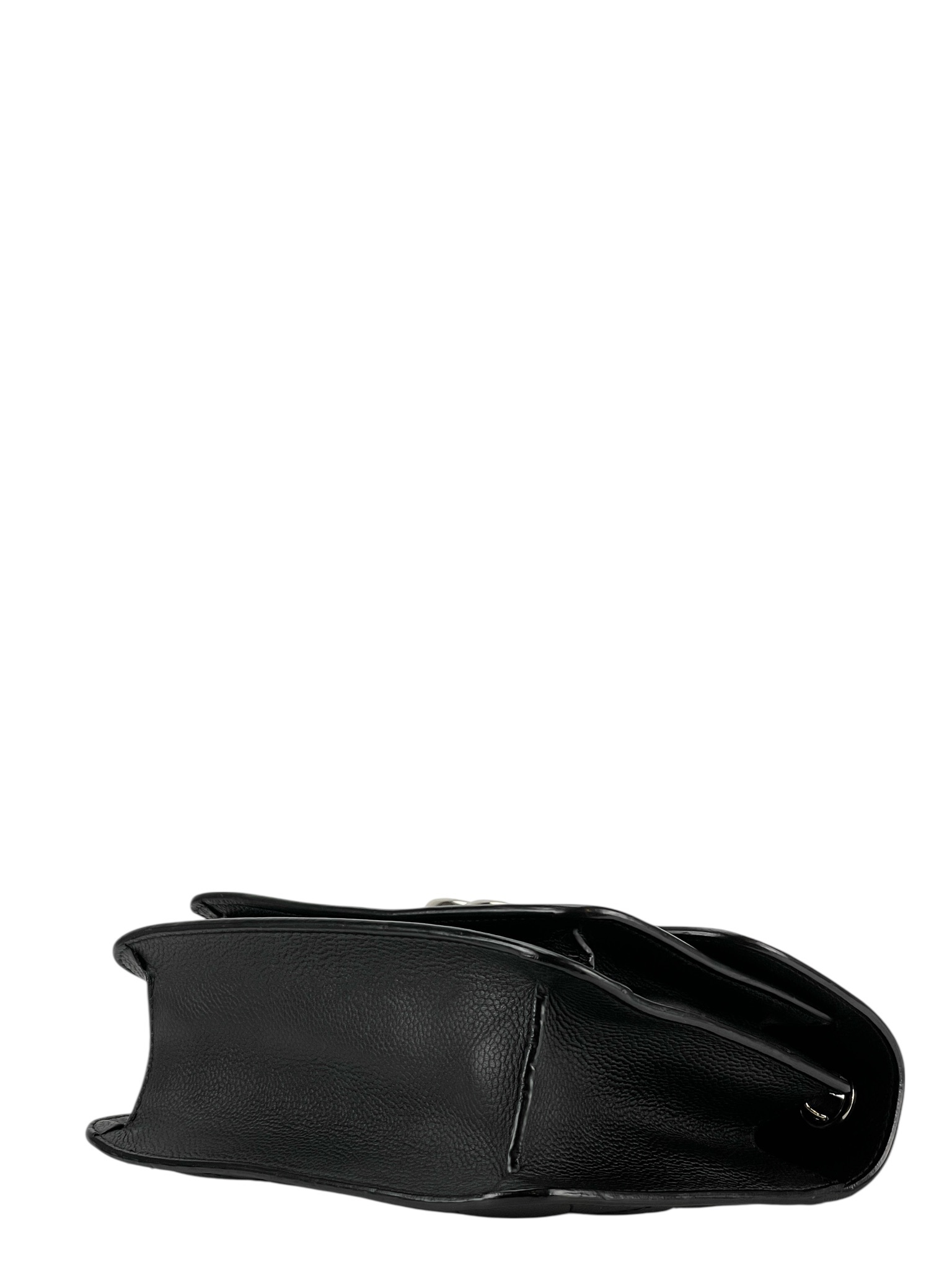 CHANEL - Black Sliver Caviar Quilted CC Box Flap Bag