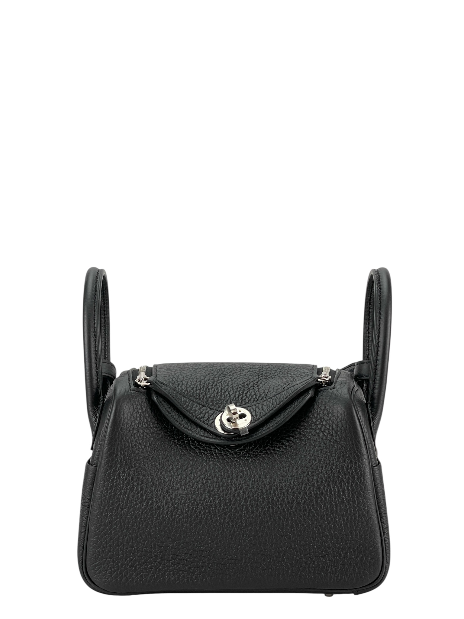 HERMES - Mini Lindy Black TC Palladium Hardware 