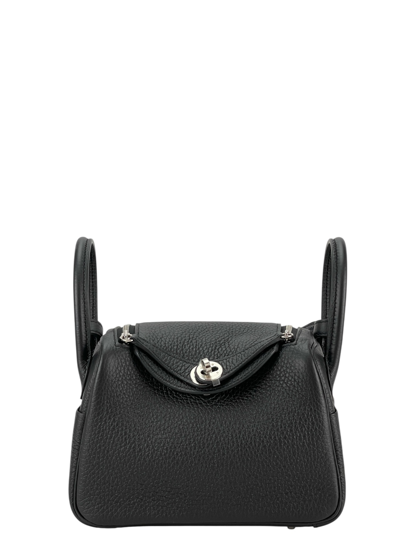 HERMES - Mini Lindy Black TC Palladium Hardware 