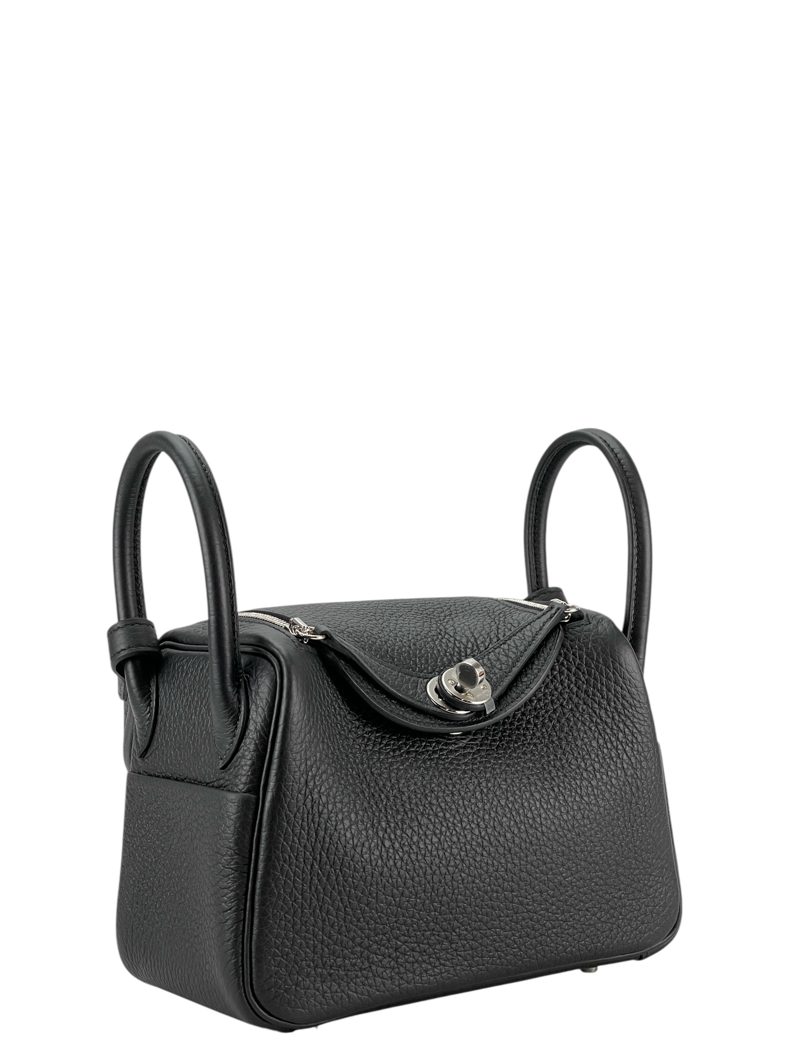 HERMES - Mini Lindy Black TC Palladium Hardware 
