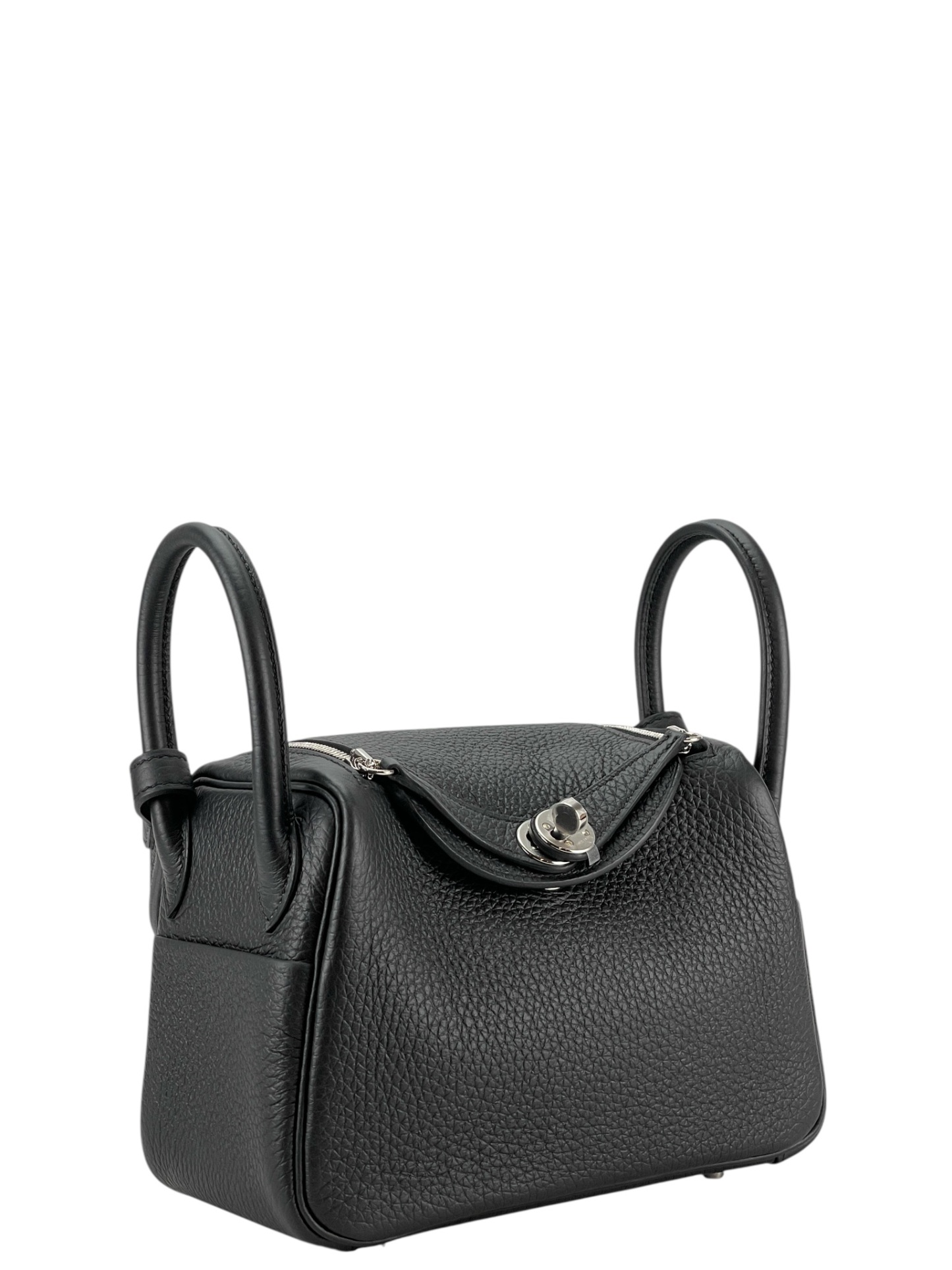 HERMES - Mini Lindy Black TC Palladium Hardware 
