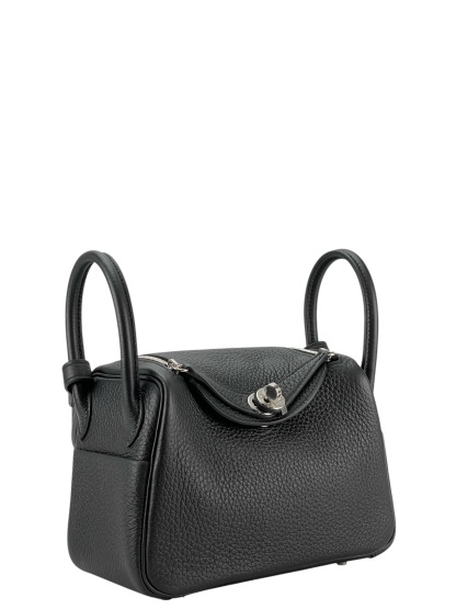 HERMES - Mini Lindy Black TC Palladium Hardware 