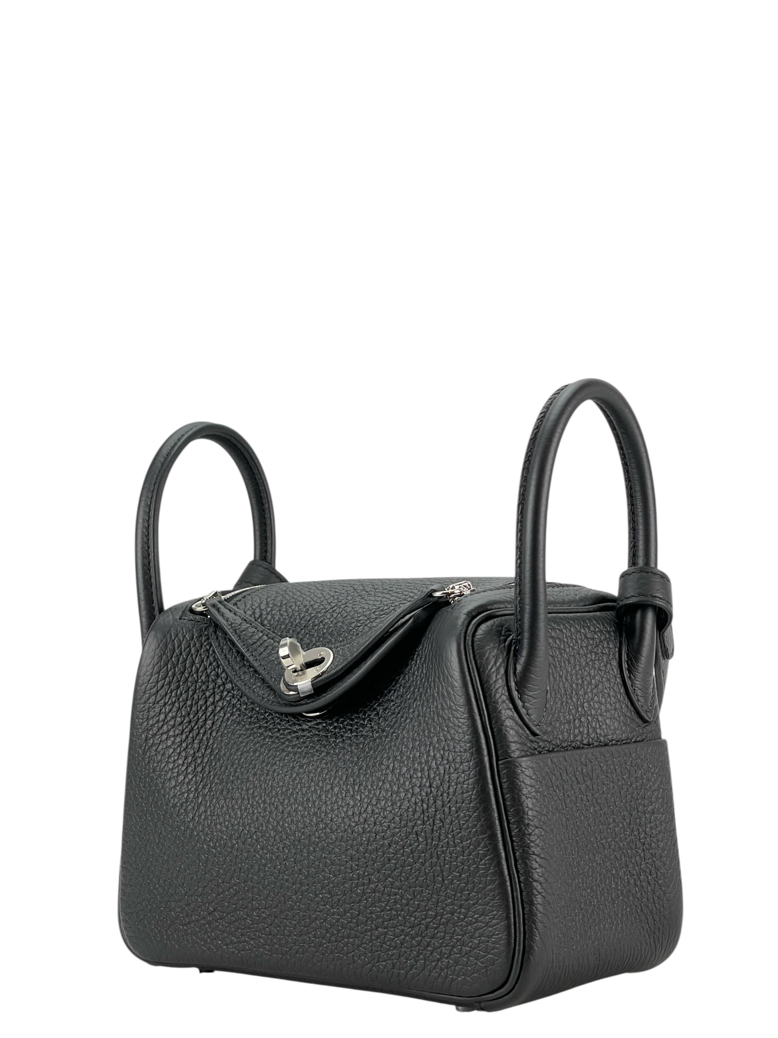 HERMES - Mini Lindy Black TC Palladium Hardware 
