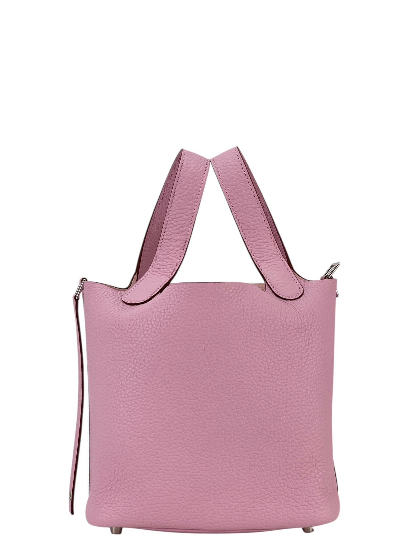 HERMES - Picotin PM Picotin 18 Mauve Sylvestre TC Palladium Hardware