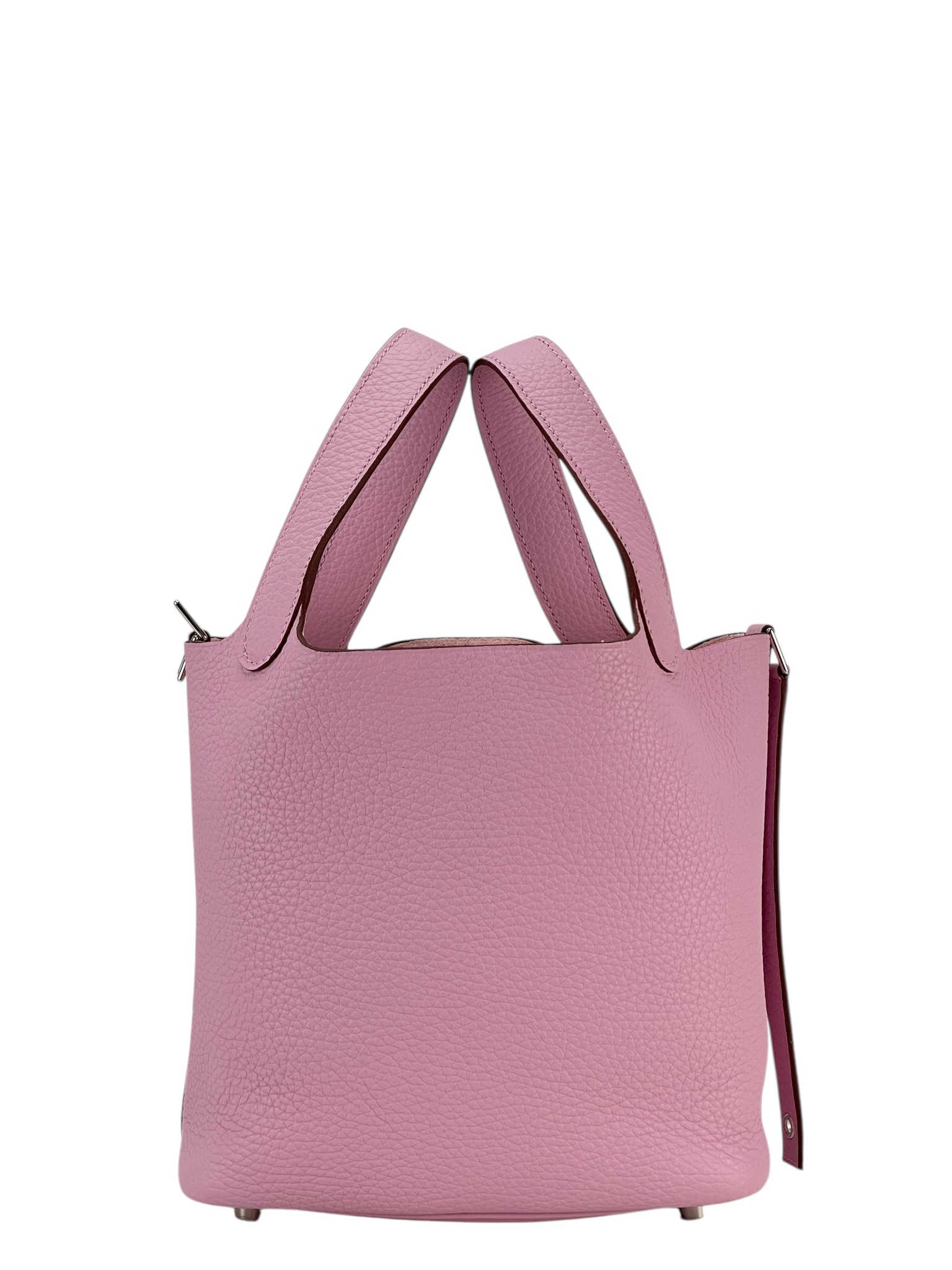HERMES - Picotin PM Picotin 18 Mauve Sylvestre TC Palladium Hardware