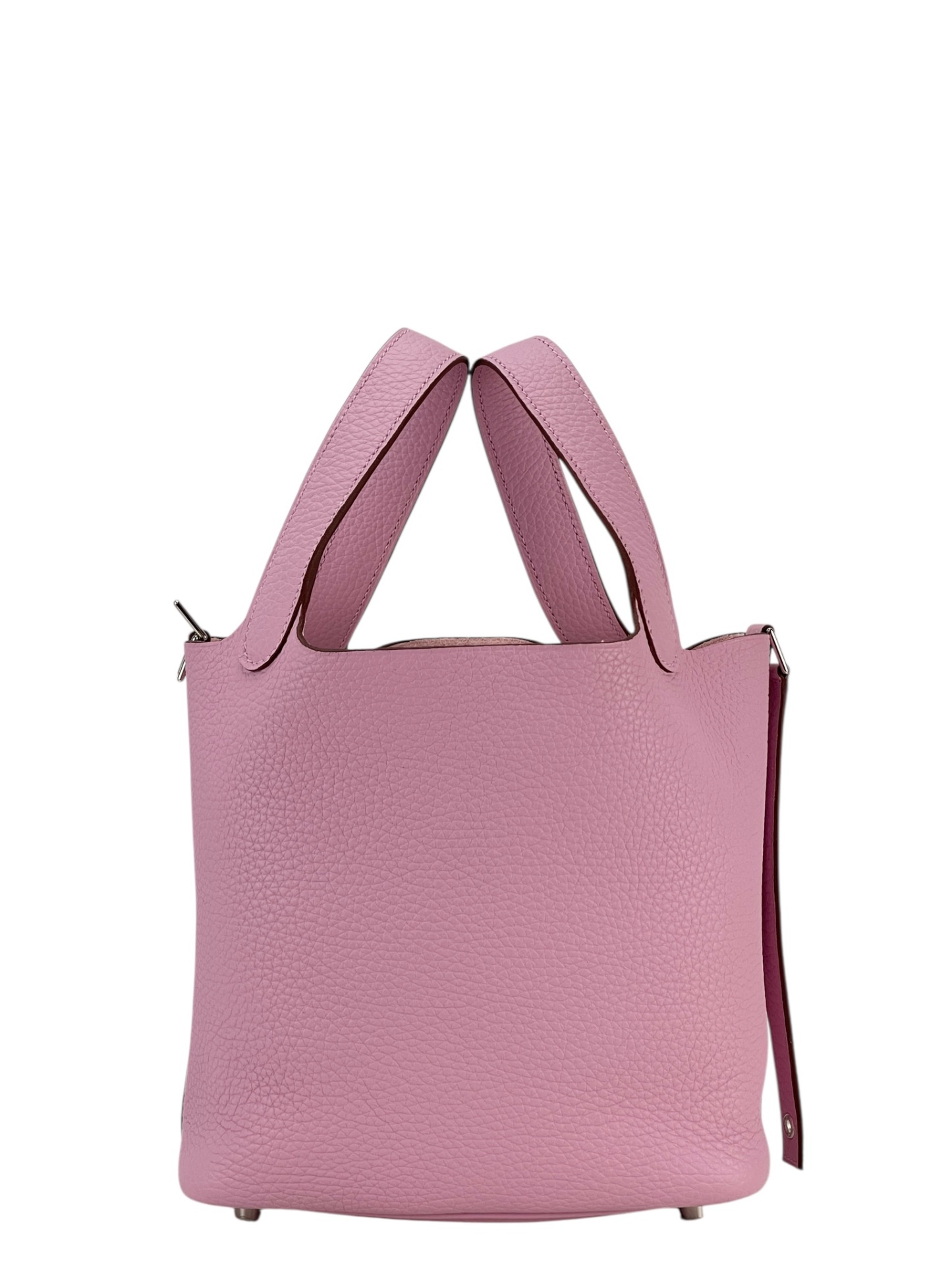 HERMES - Picotin PM Picotin 18 Mauve Sylvestre TC Palladium Hardware