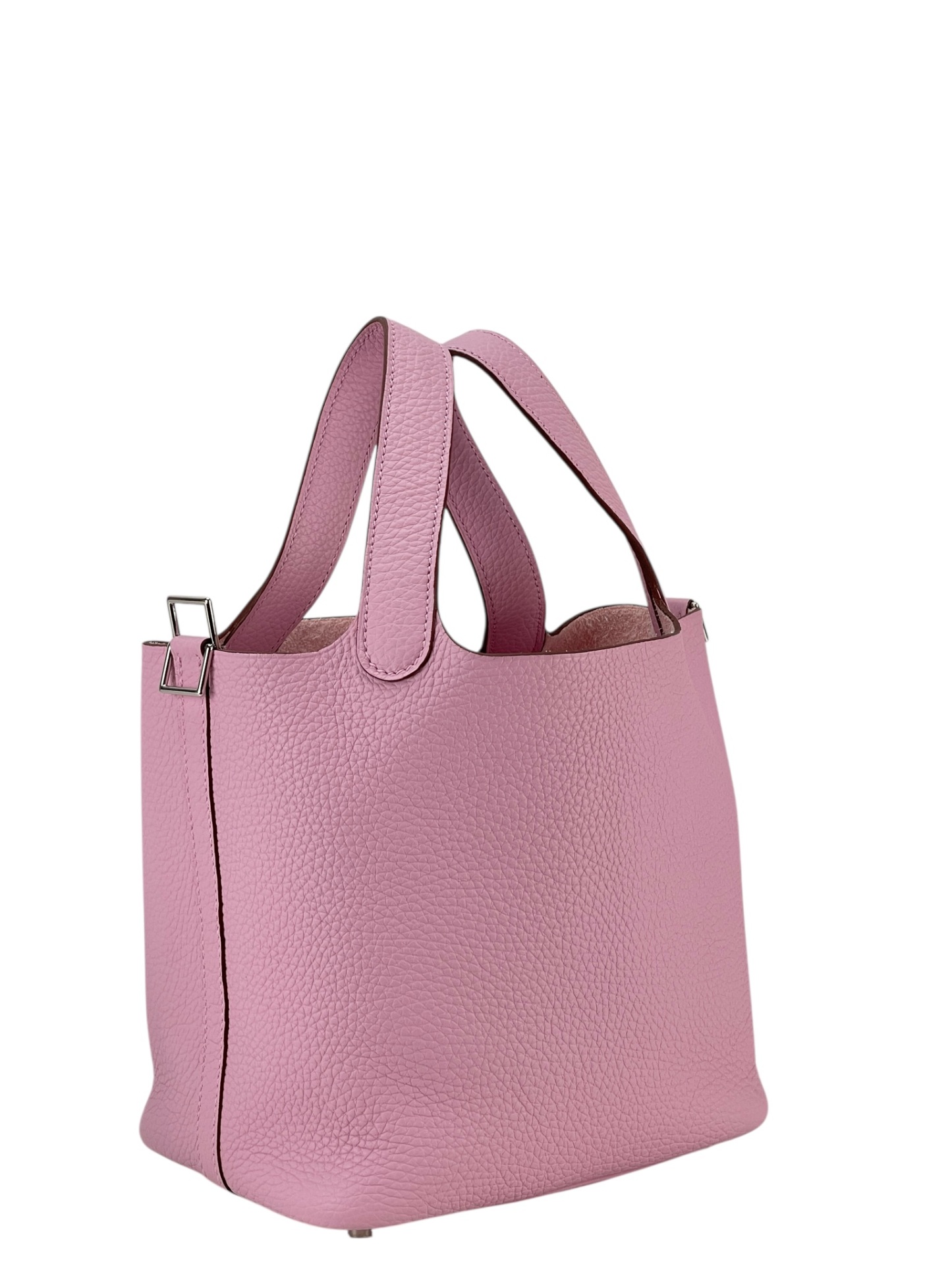 HERMES - Picotin PM Picotin 18 Mauve Sylvestre TC Palladium Hardware