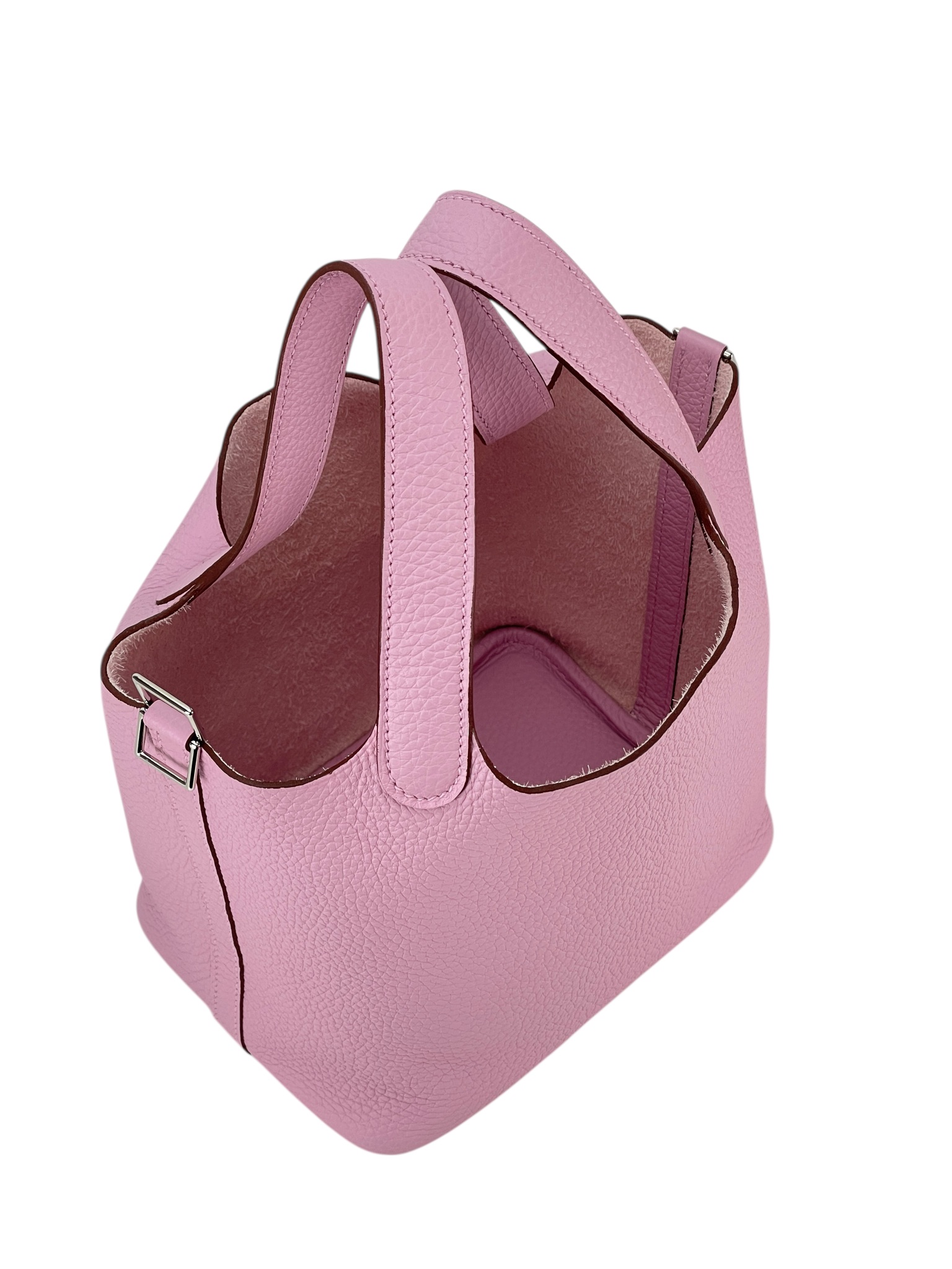 HERMES - Picotin PM Picotin 18 Mauve Sylvestre TC Palladium Hardware