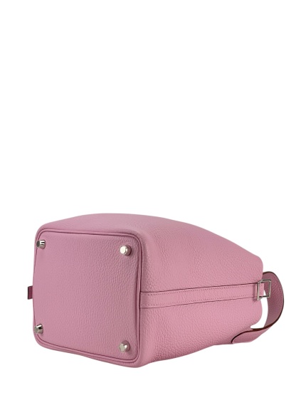 HERMES - Picotin PM Picotin 18 Mauve Sylvestre TC Palladium Hardware