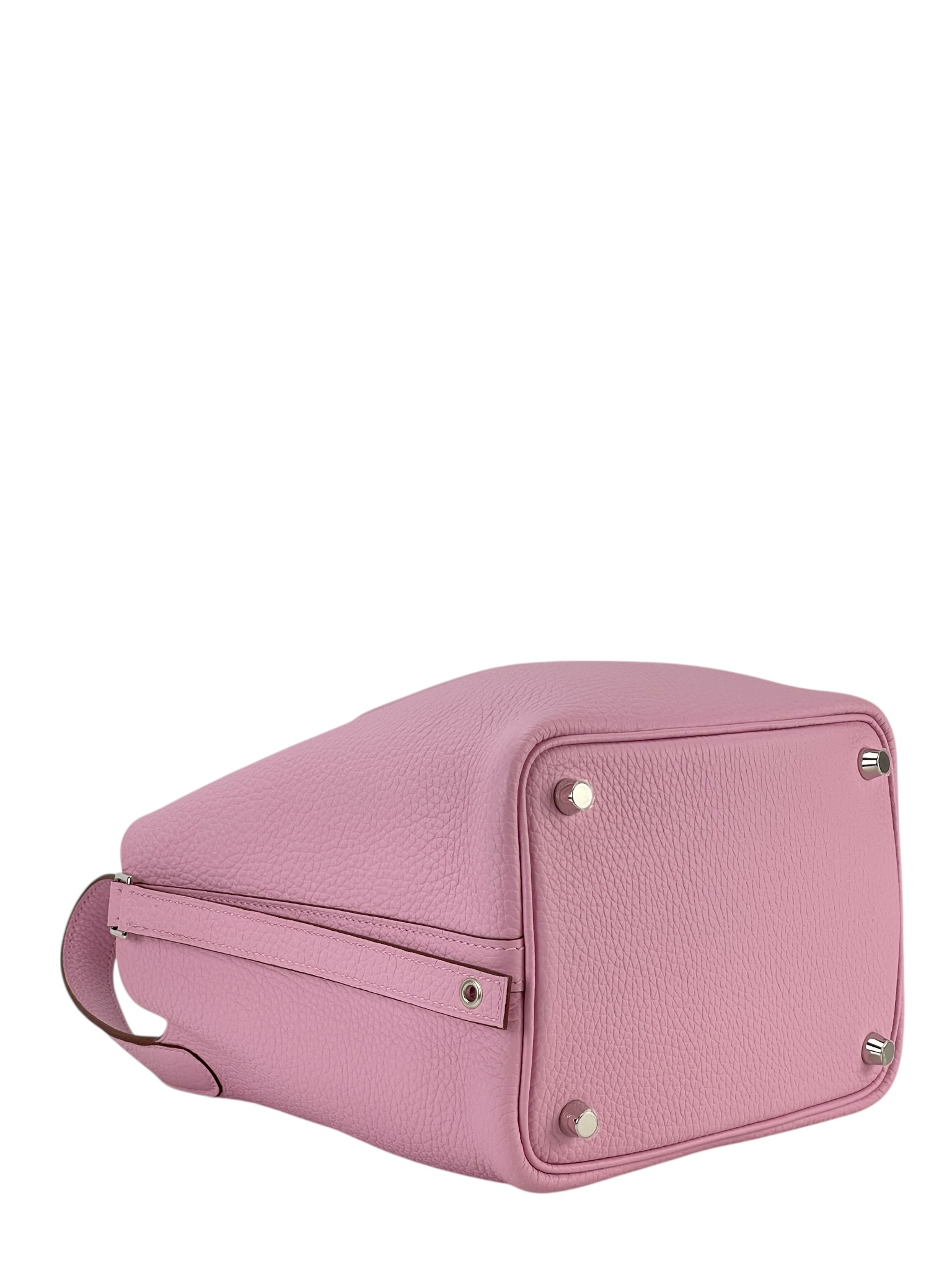 HERMES - Picotin PM Picotin 18 Mauve Sylvestre TC Palladium Hardware