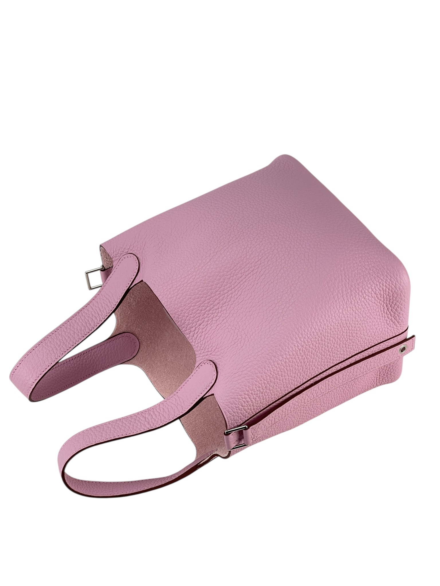 HERMES - Picotin PM Picotin 18 Mauve Sylvestre TC Palladium Hardware