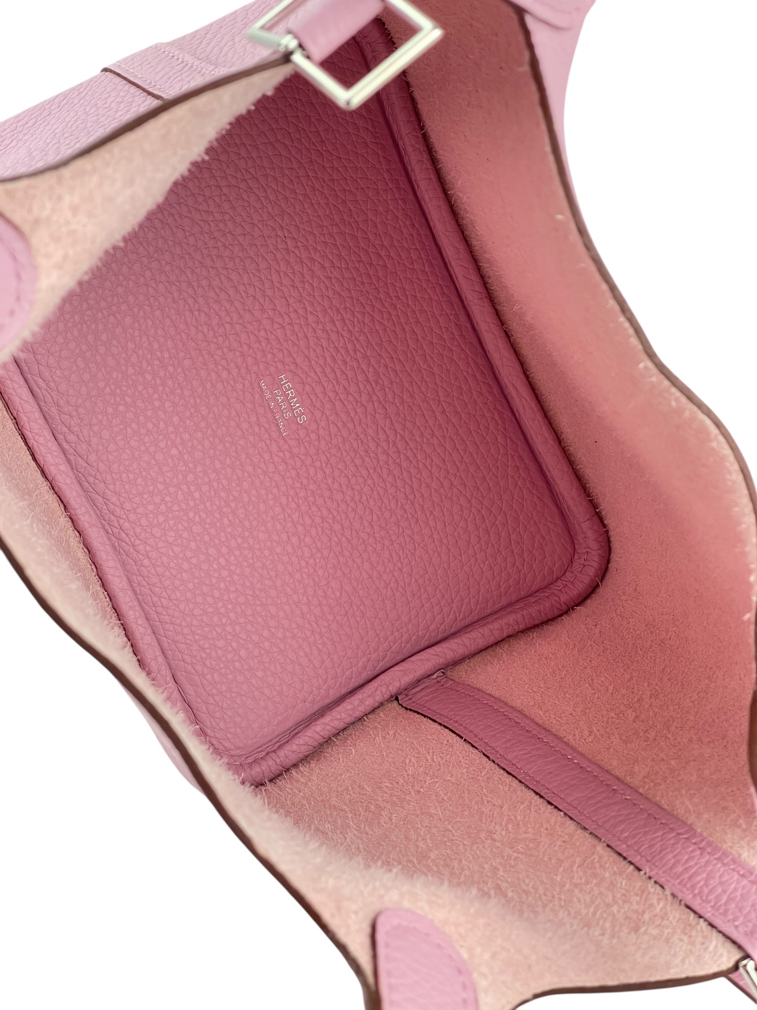 HERMES - Picotin PM Picotin 18 Mauve Sylvestre TC Palladium Hardware