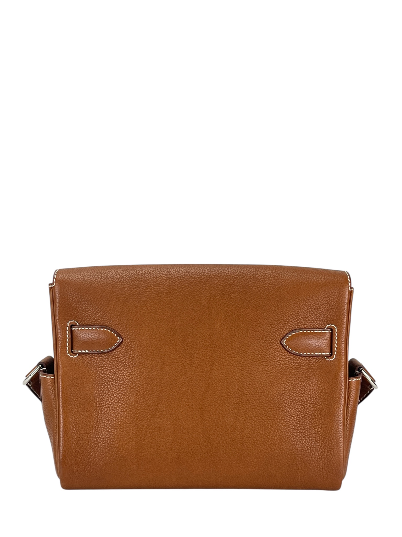 HERMES - Kelly Messenger PM 18 Vache Hunter Leather Fauve 34 Palladium Hardware W (2024)