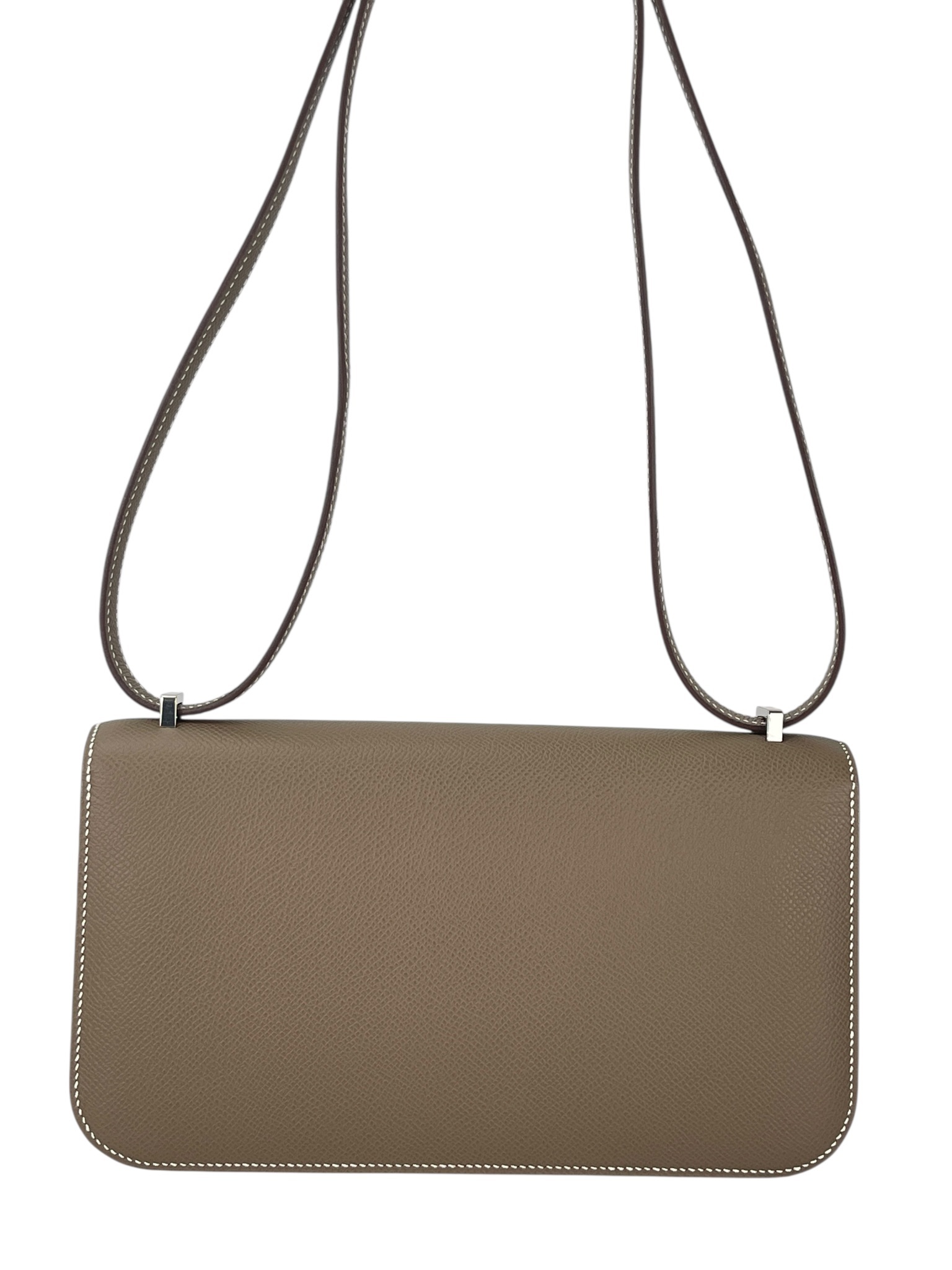HERMES - Constance Elan Etoupe Epsom Palladium Hardware